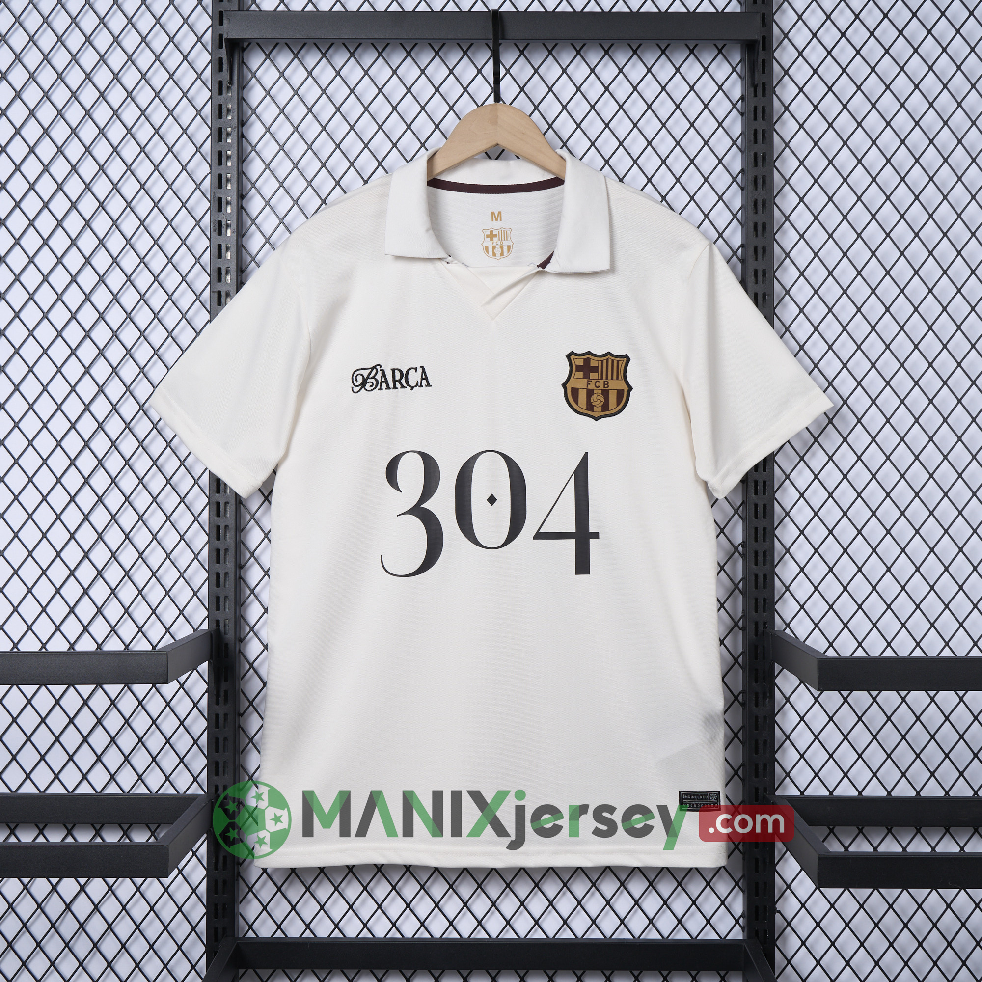 Barcelona 24-25 Yamal Anniversary White Jersey - Fans Version - ManixJersey