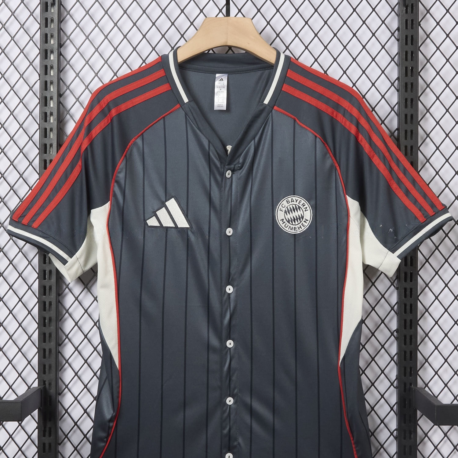Bayern Munich 25-26 Deep Grey Baseball Jersey - ManixJersey