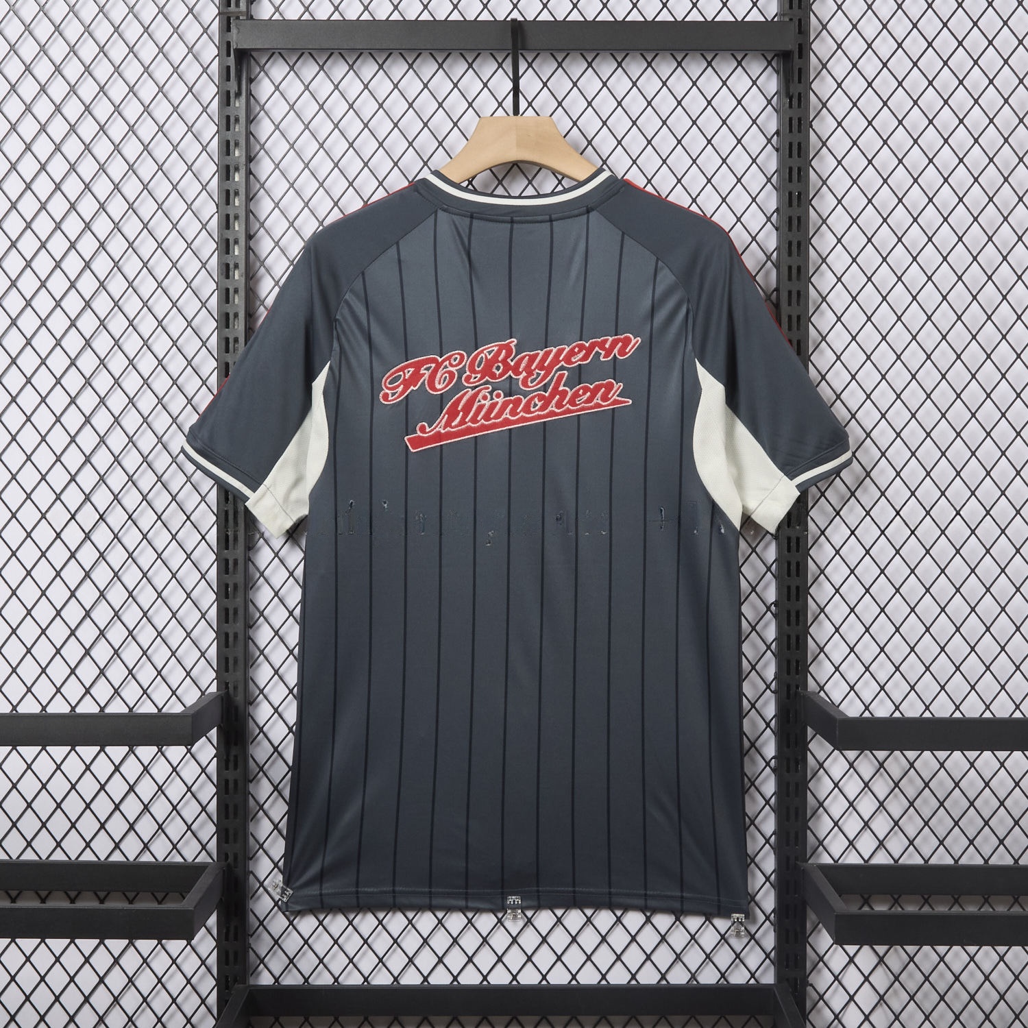 Bayern Munich 25-26 Deep Grey Baseball Jersey - ManixJersey