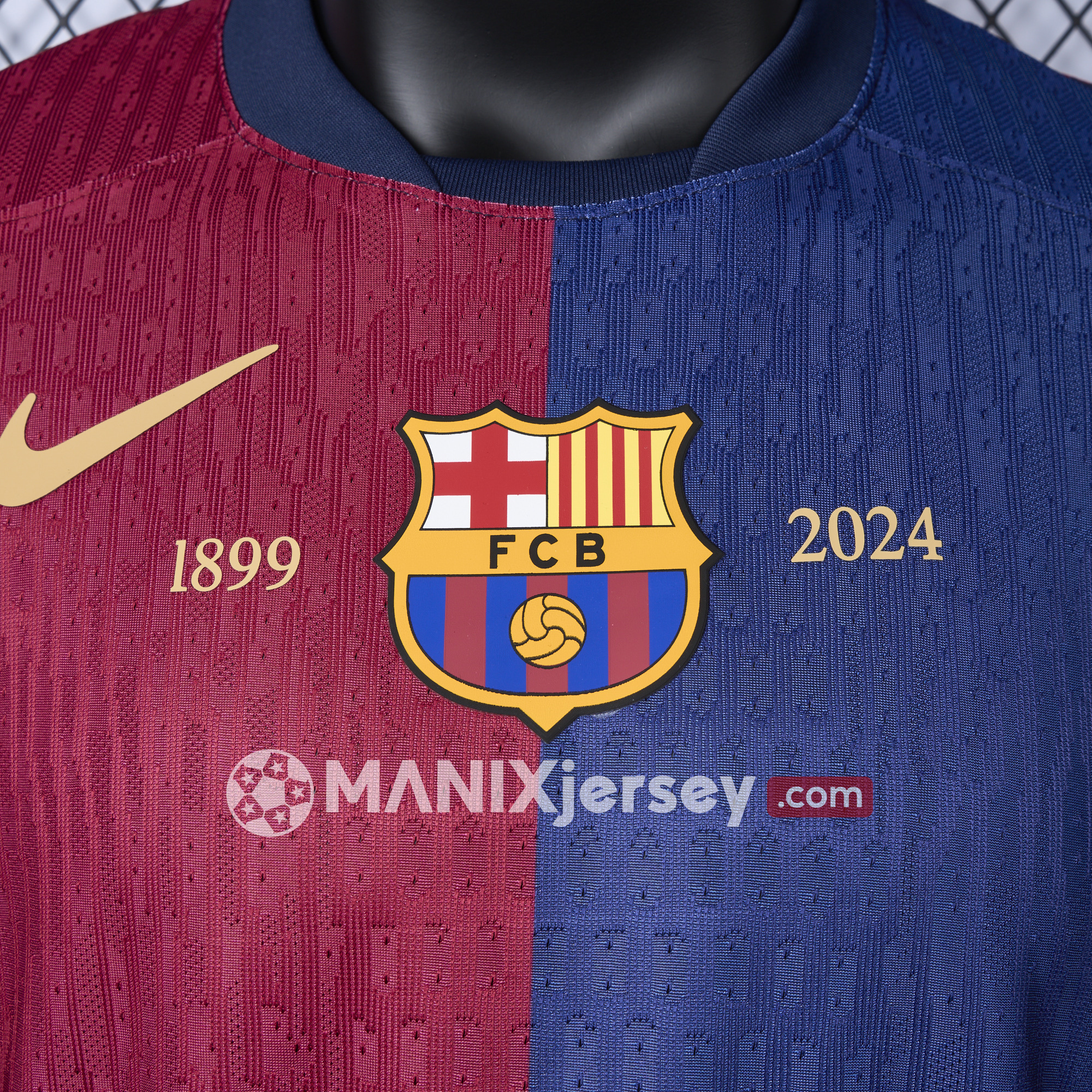 Barcelona 24-25 Home Unsponsored Anniversary Jersey - Player Version - ManixJersey