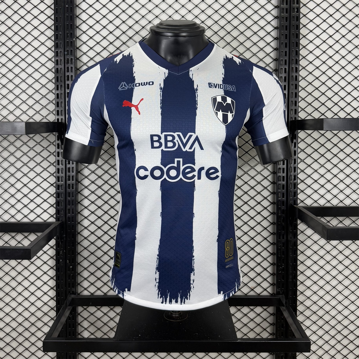 Rayados Monterrey 25-26 Home Stripes Jersey - Player Version - ManixJersey