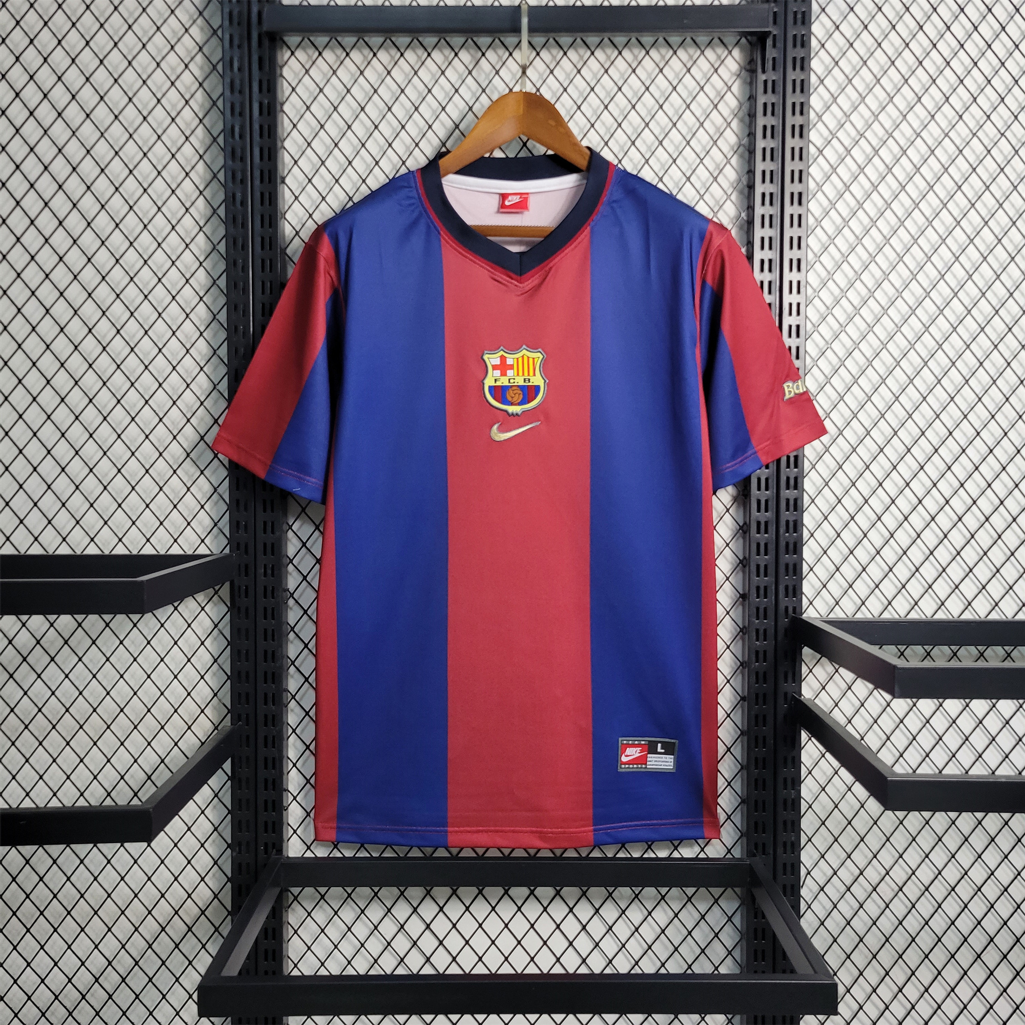 Retro Barcelona 98-99 Home Stadium Jersey - ManixJersey