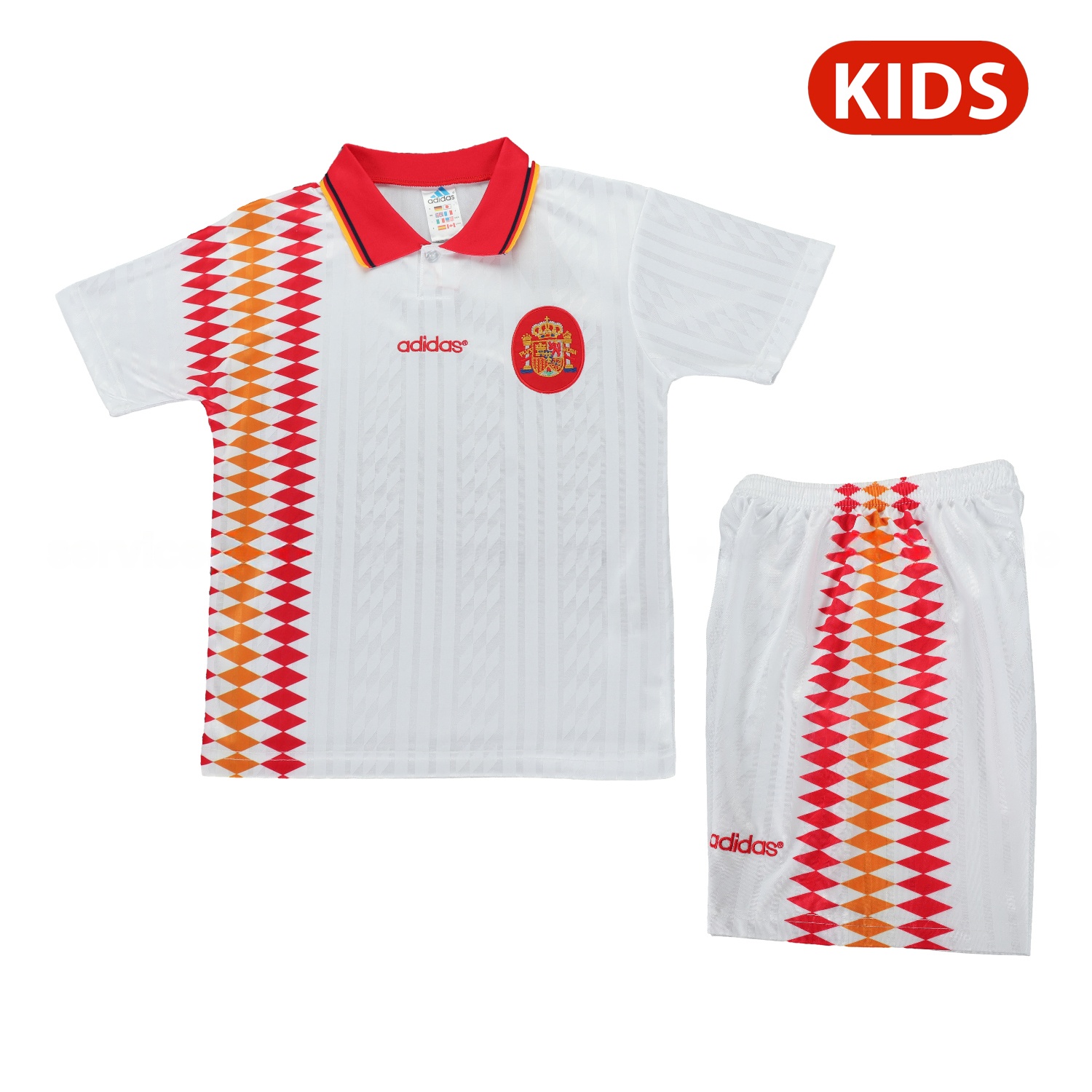 Retro Spain 1994 Away Kids Kit - ManixJersey