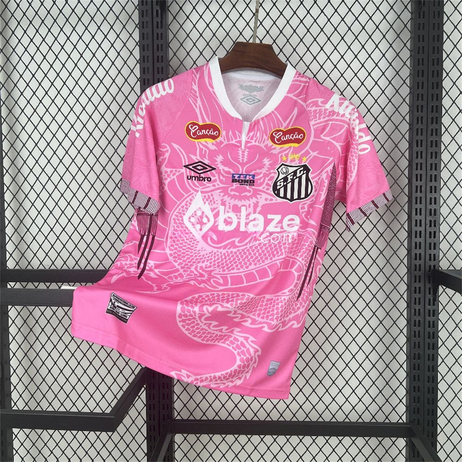 Santos 25-26 Pink Special Jersey with Sponsors - Fans Version - ManixJersey