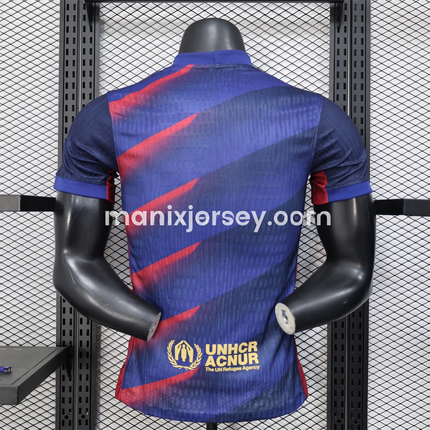 Barcelona 25-26 Red Diagonal Special Blue Jersey - Player Version - ManixJersey