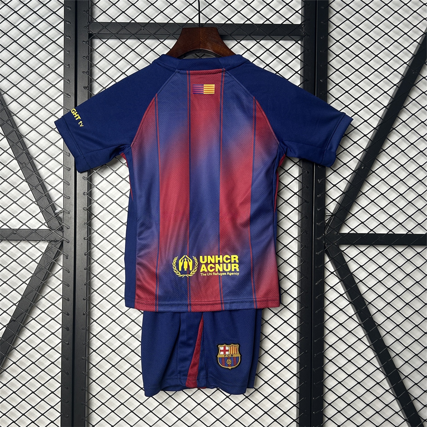 Barcelona 25-26 Home Kids Kit - Fans Version - ManixJersey