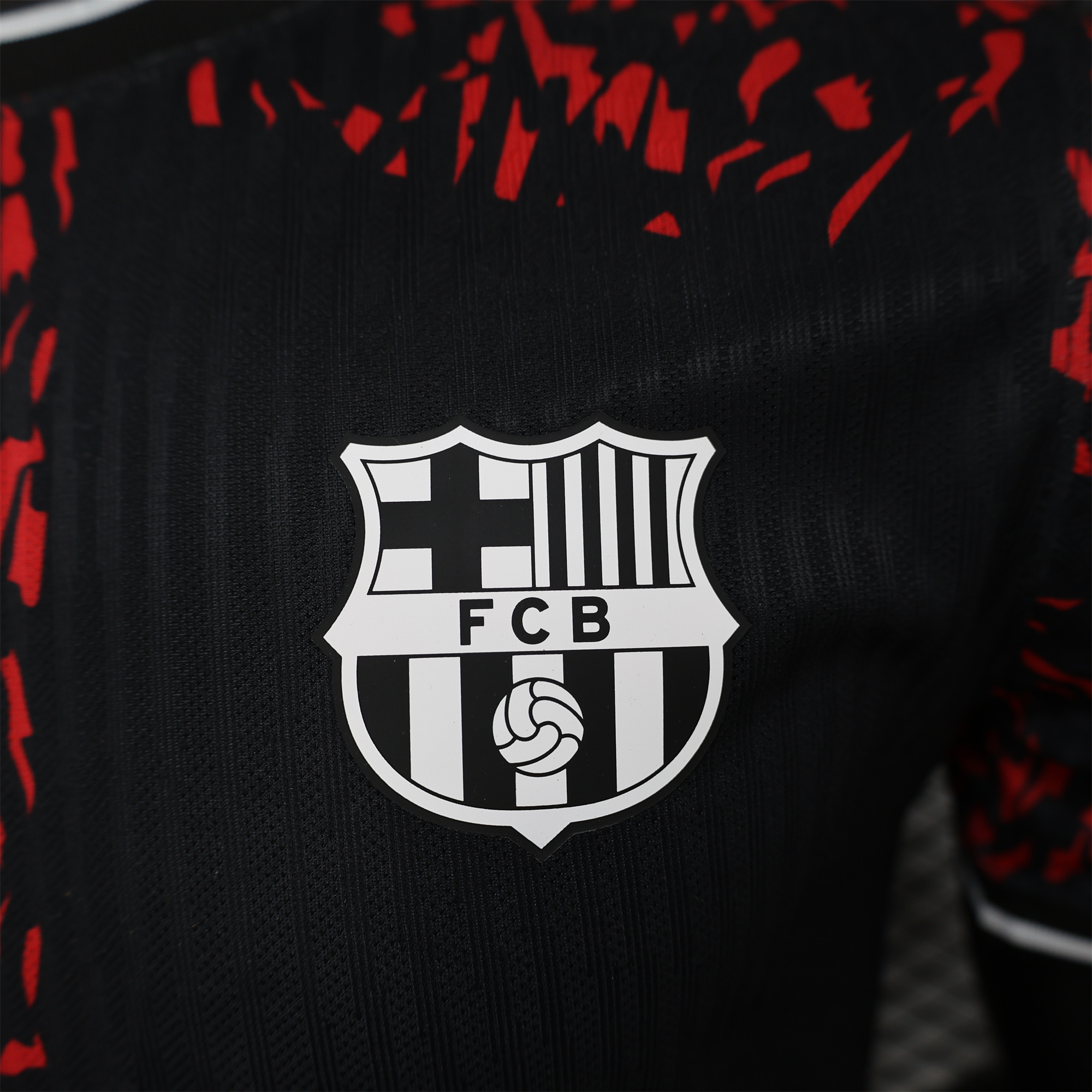 Barcelona 24-25 Balck and Red Lion Special Edition Jersey - Player Version - ManixJersey