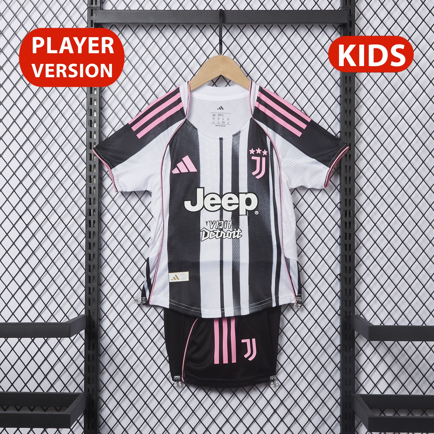 Juventus 25-26 Home Kids Kit - Player Version - ManixJersey