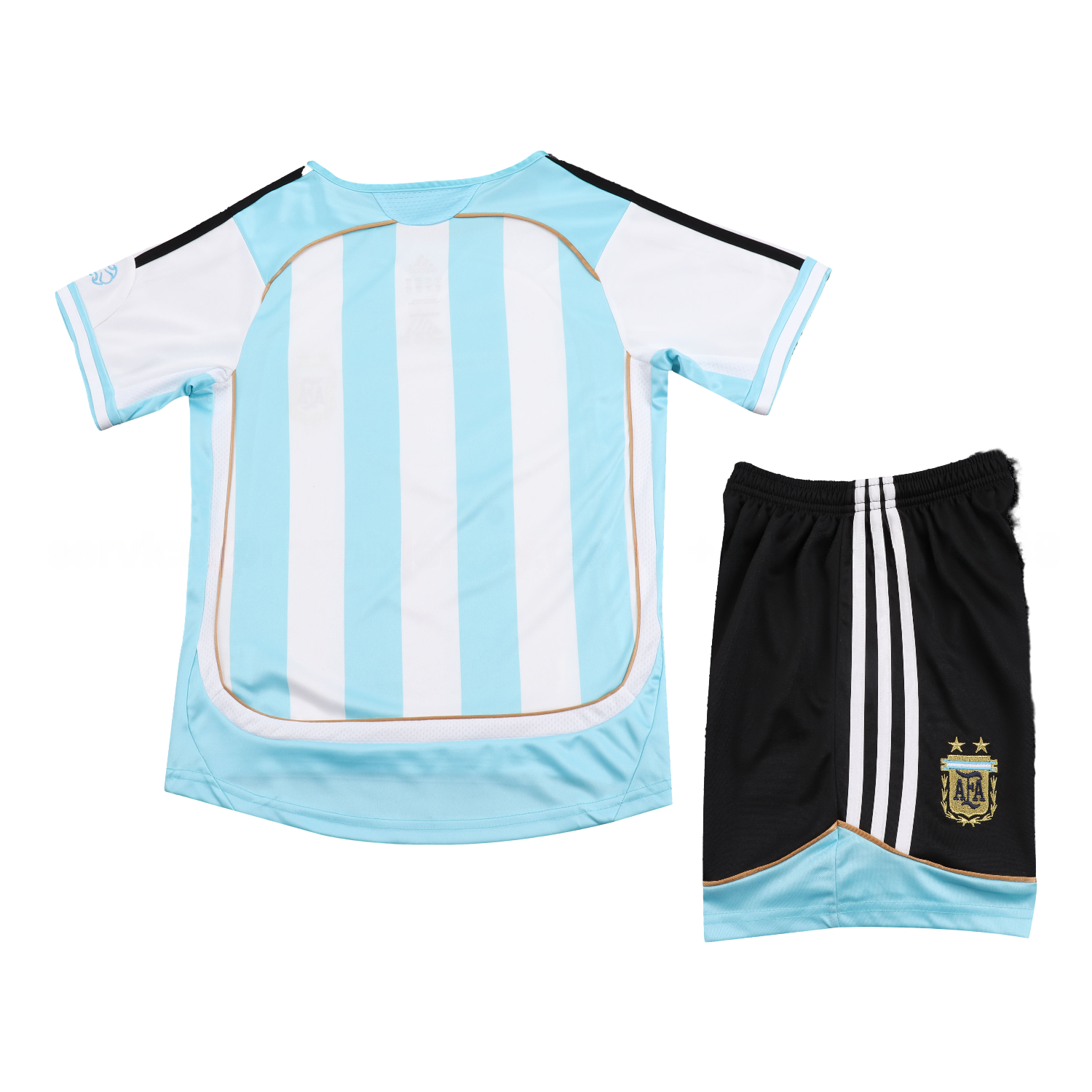 Retro Argentina 2006-07 Home Kids Kit - ManixJersey