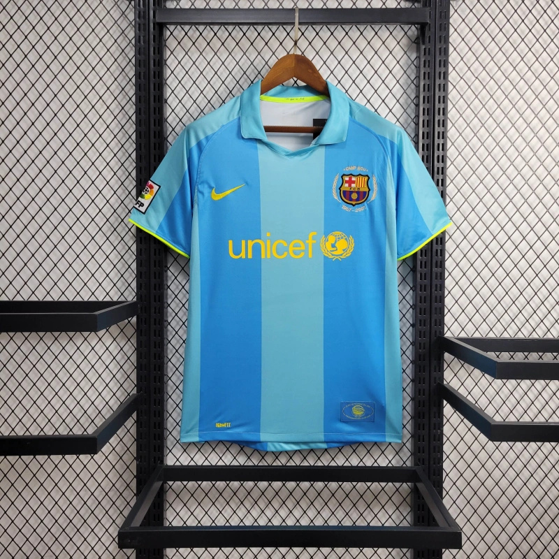 Retro Barcelona 07-08 Away Stadium Jersey - ManixJersey