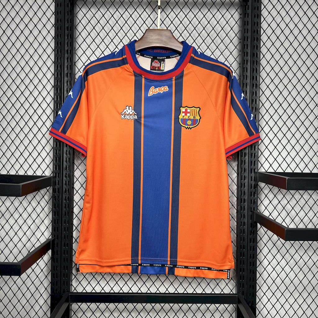 Retro Barcelona 1997-98 Away Jersey - ManixJersey