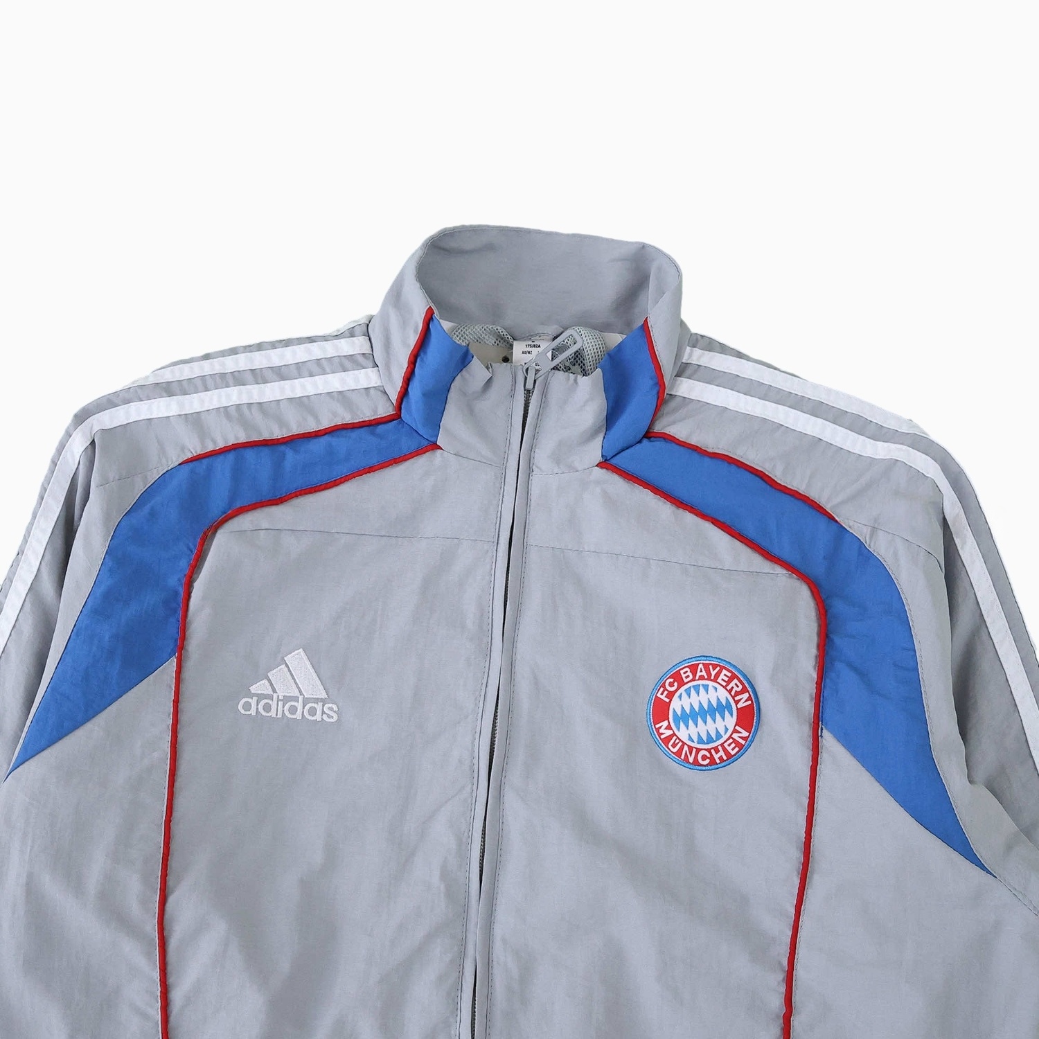 Bayern Munich 25-26 Grey Throwback Windbreaker Jacket - Grey - ManixJersey