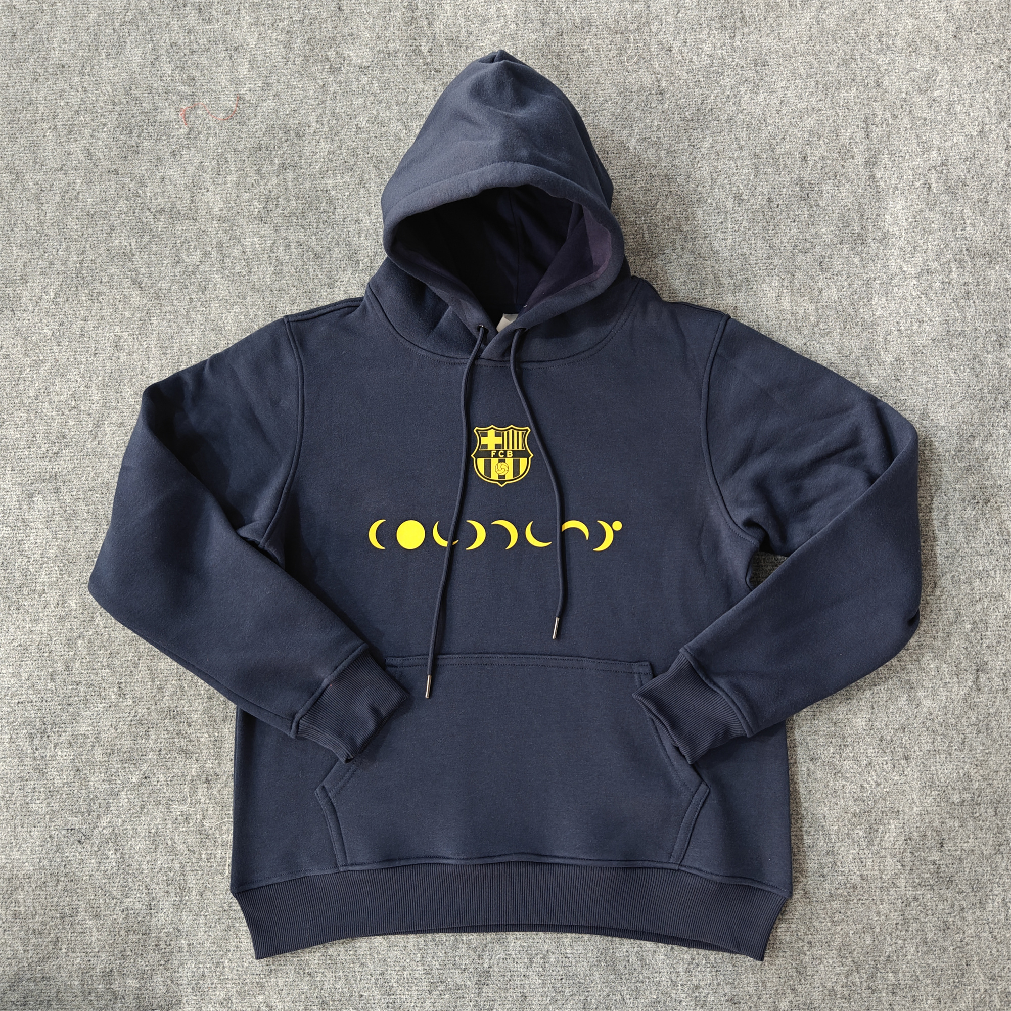 Barcelona X Coldplay 24-25 Moon Silhouette Hoodie - Deep Blue - ManixJersey