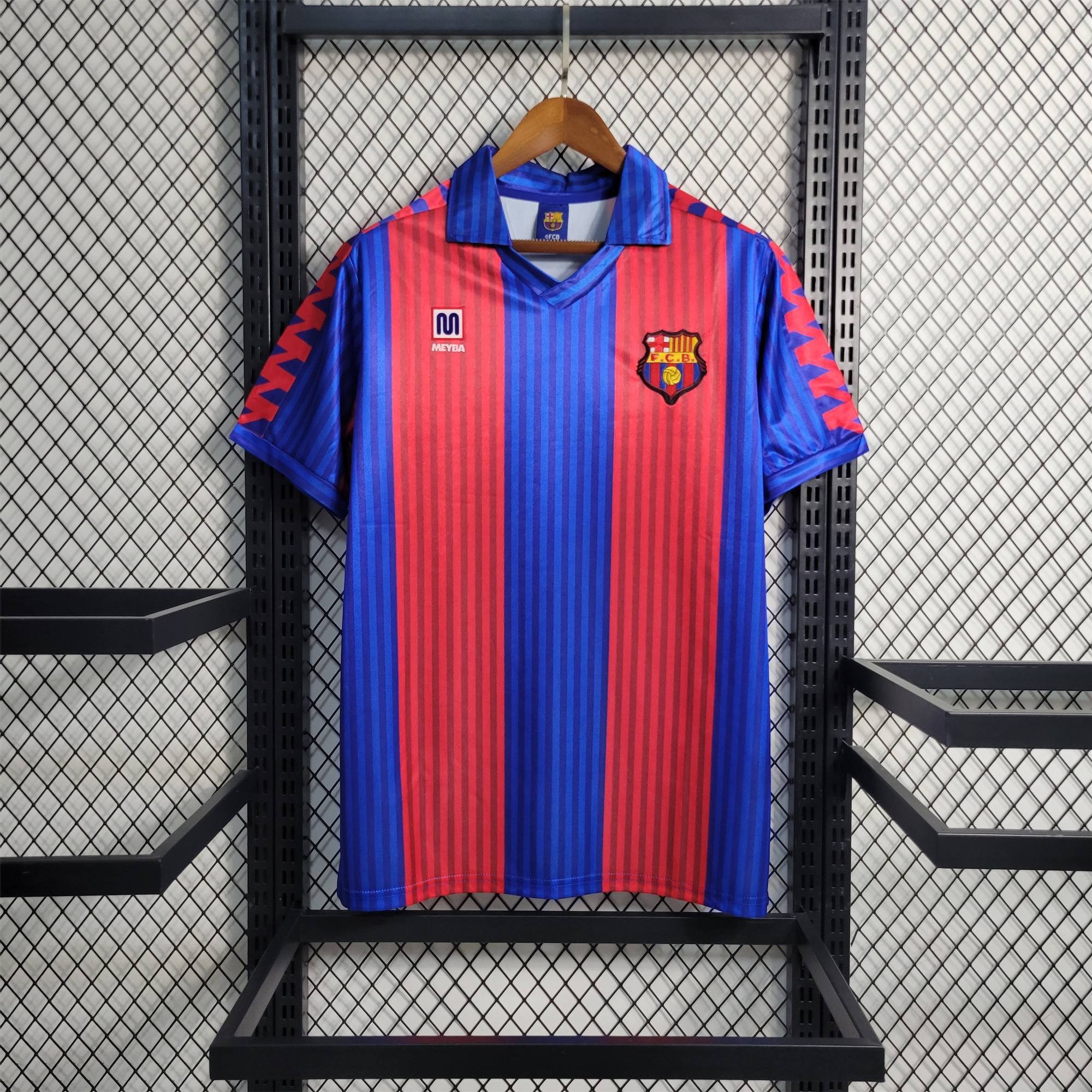Retro Barcelona 90-92 Home Stadium Jersey - ManixJersey