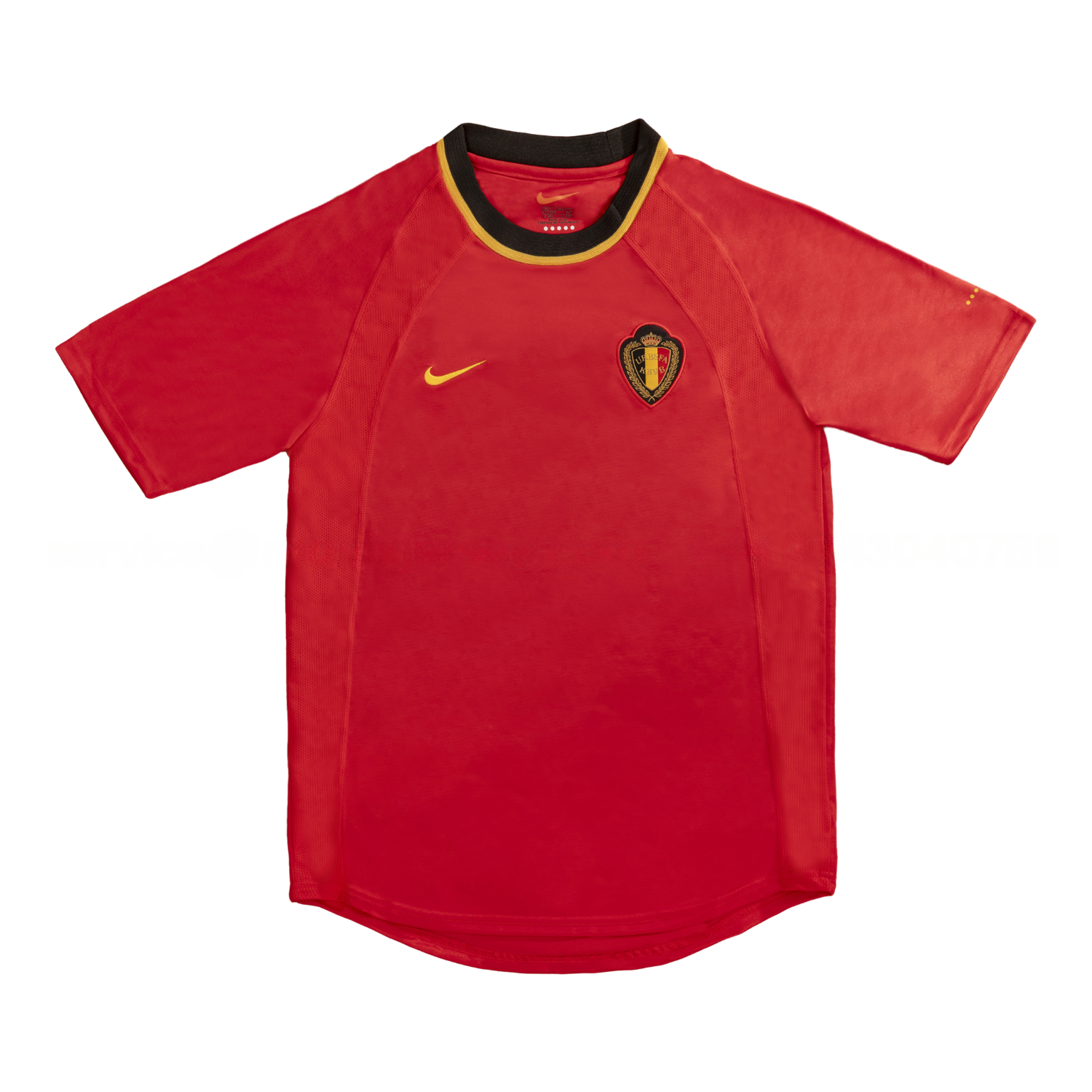 Retro Belgium 2000 Home Red Jersey - ManixJersey