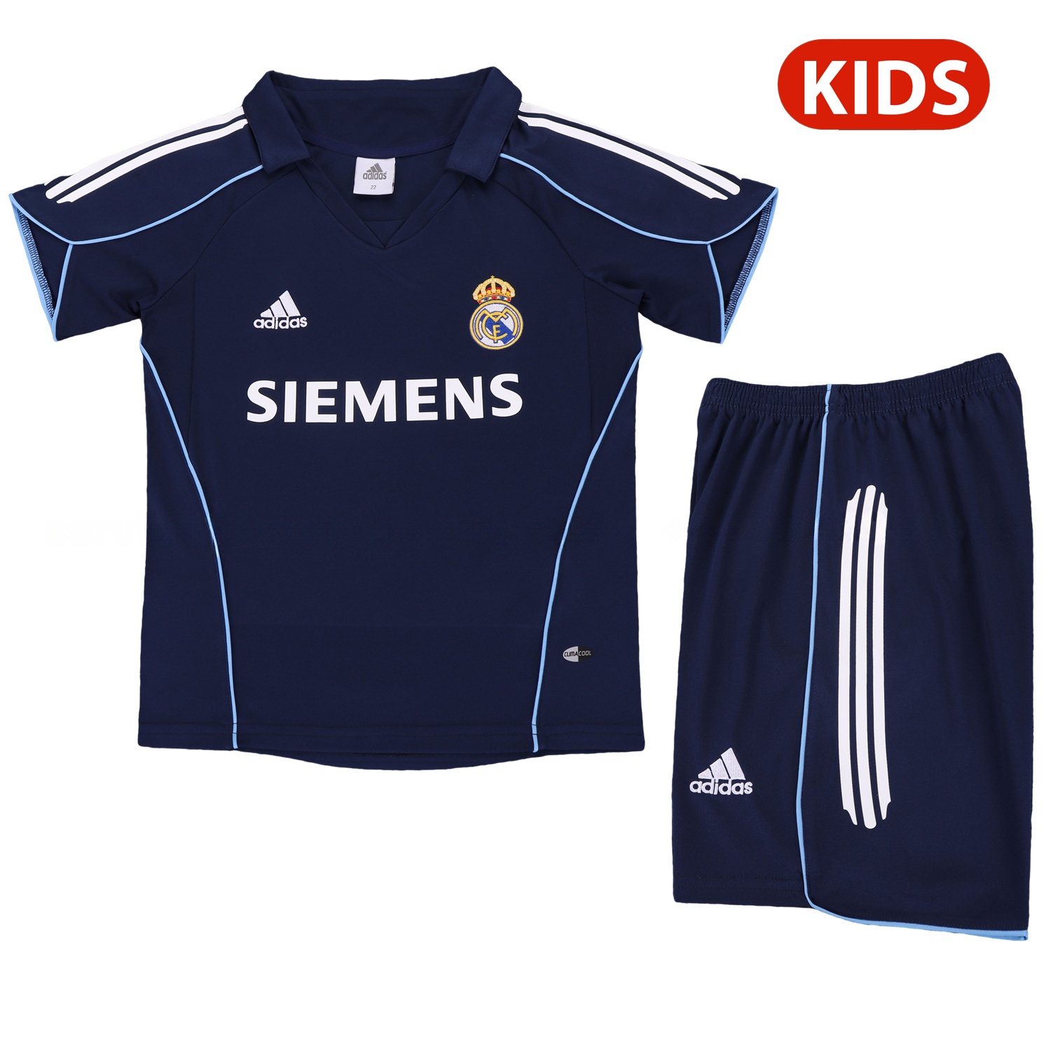 Retro Real Madrid 05-06 Away Kids Kit - ManixJersey