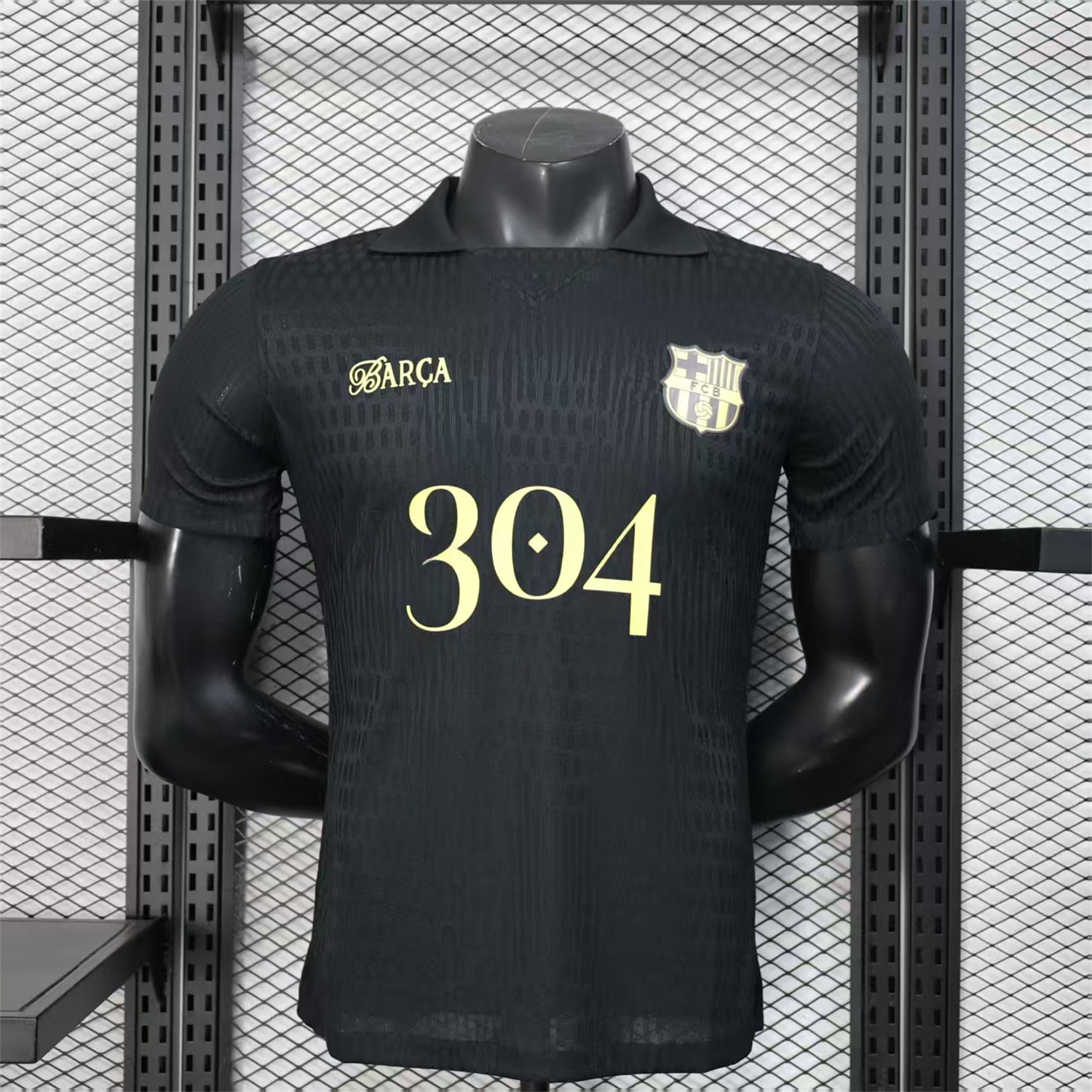 Barcelona 25-26 304 Black Special Jersey - Player Version - ManixJersey