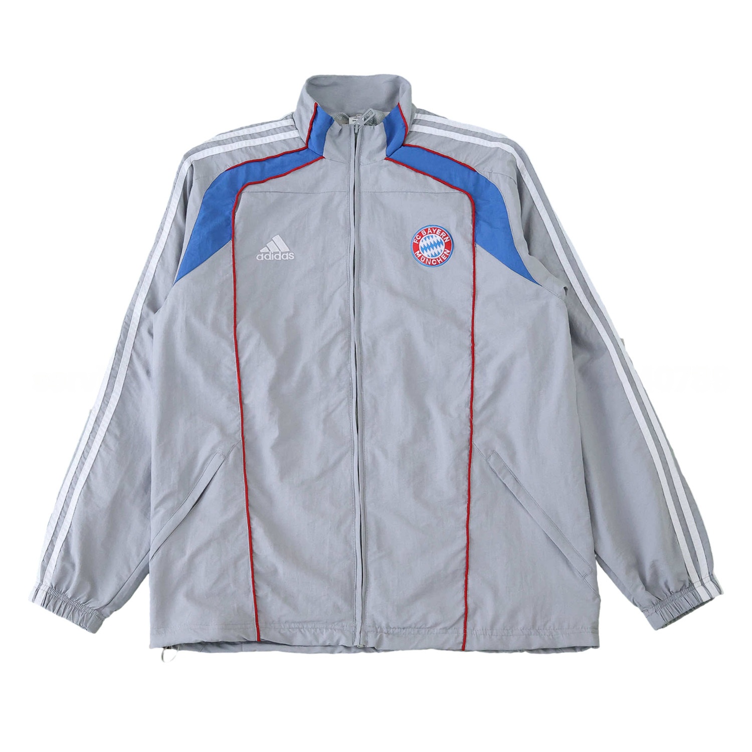 Bayern Munich 25-26 Grey Throwback Windbreaker Jacket - Grey - ManixJersey