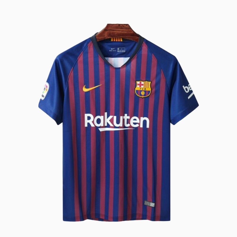 Retro Barcelona 18-19 Home Stadium Jersey - ManixJersey