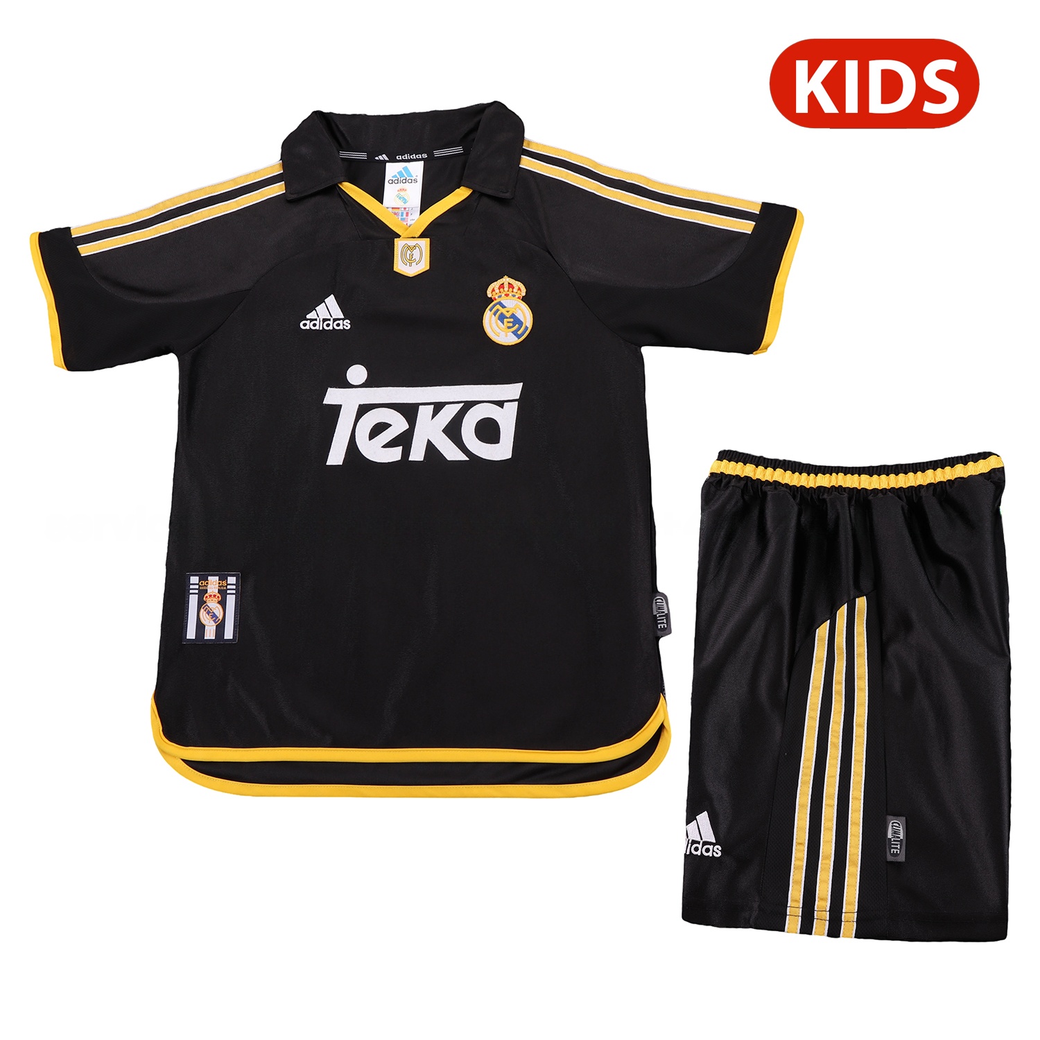 Retro Real Madrid 1999-01 Away Kids Kit - ManixJersey