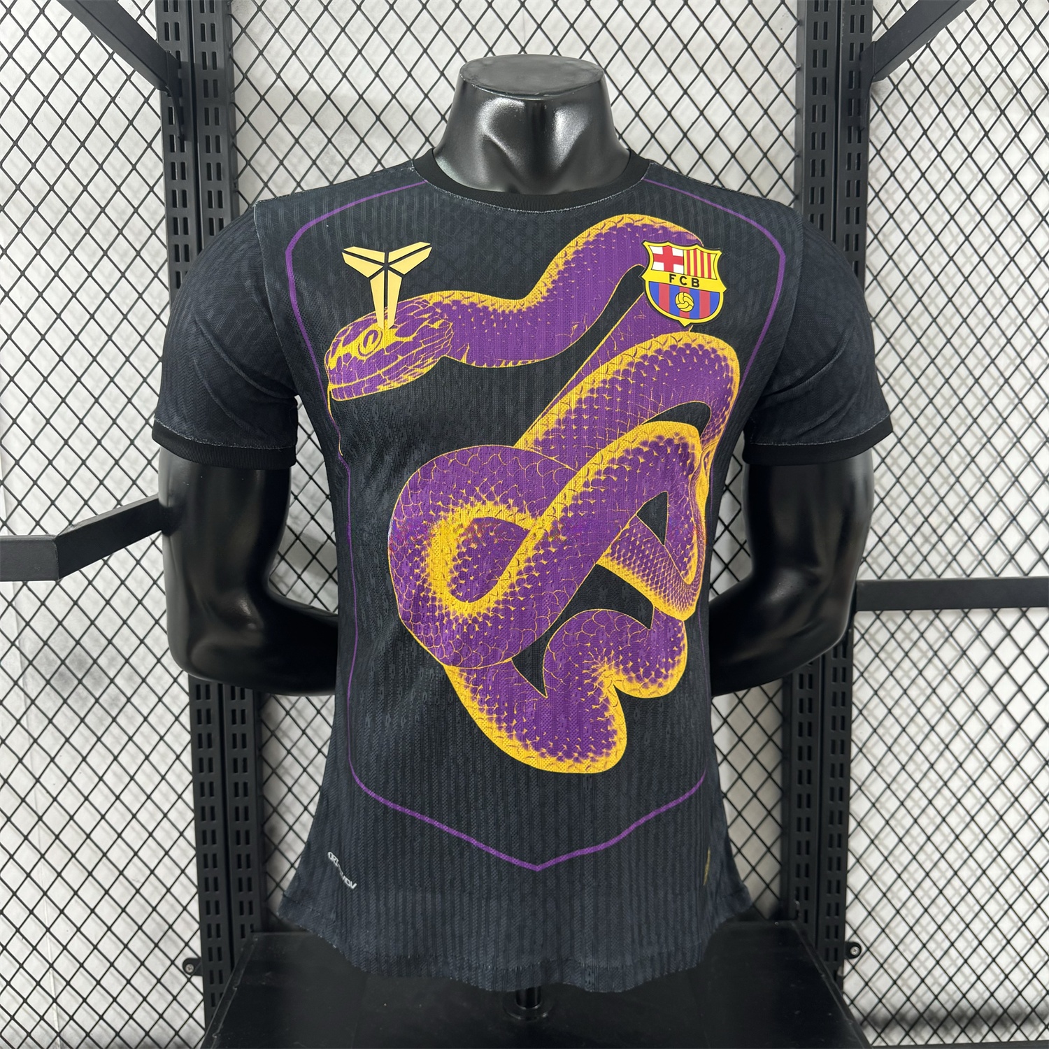 Barcelona 25-26 Purple Mamba Snake Black Special Jersey - Player Version - ManixJersey