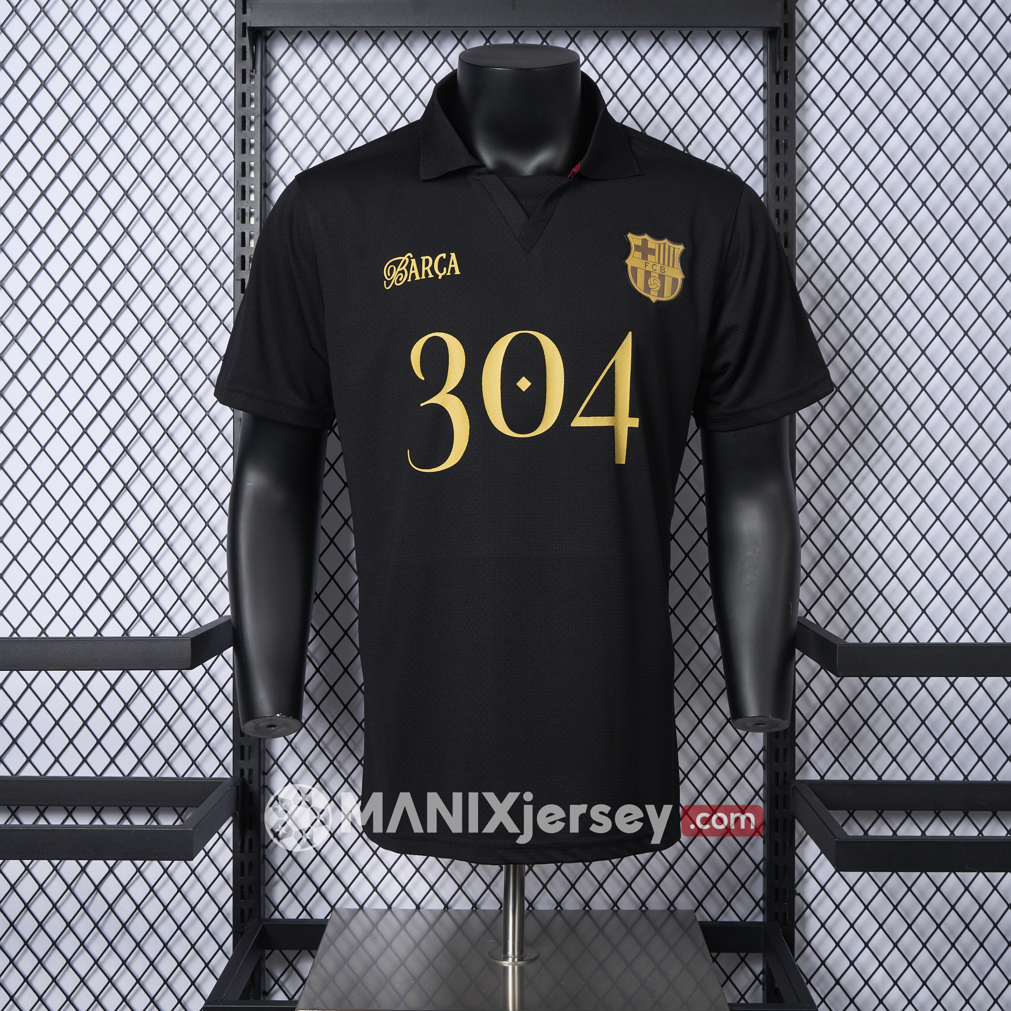 Barcelona 24-25 Yamal Anniversary Black Jersey - Player Version - ManixJersey