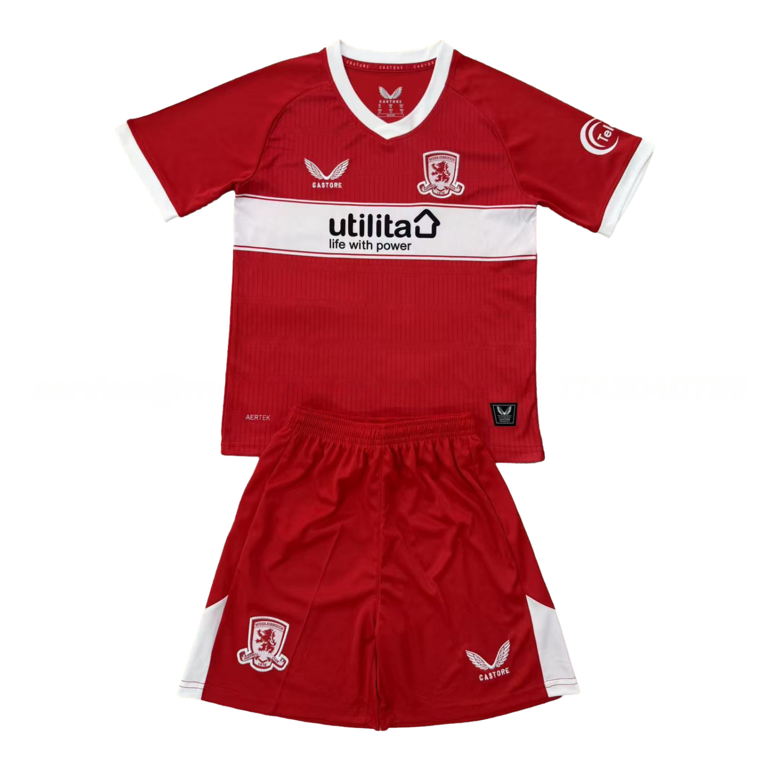 Middlesbrough 25-26 Home Men's Adult Jersey Set - Fans Version - ManixJersey