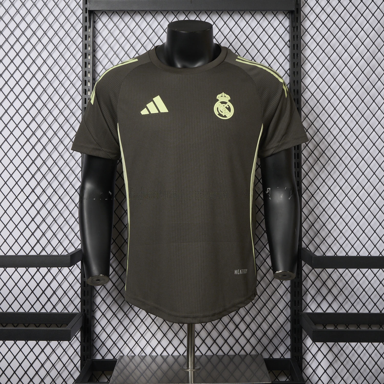 Real Madrid 25-26 Deep Grey Training Jersey - Player Version - ManixJersey