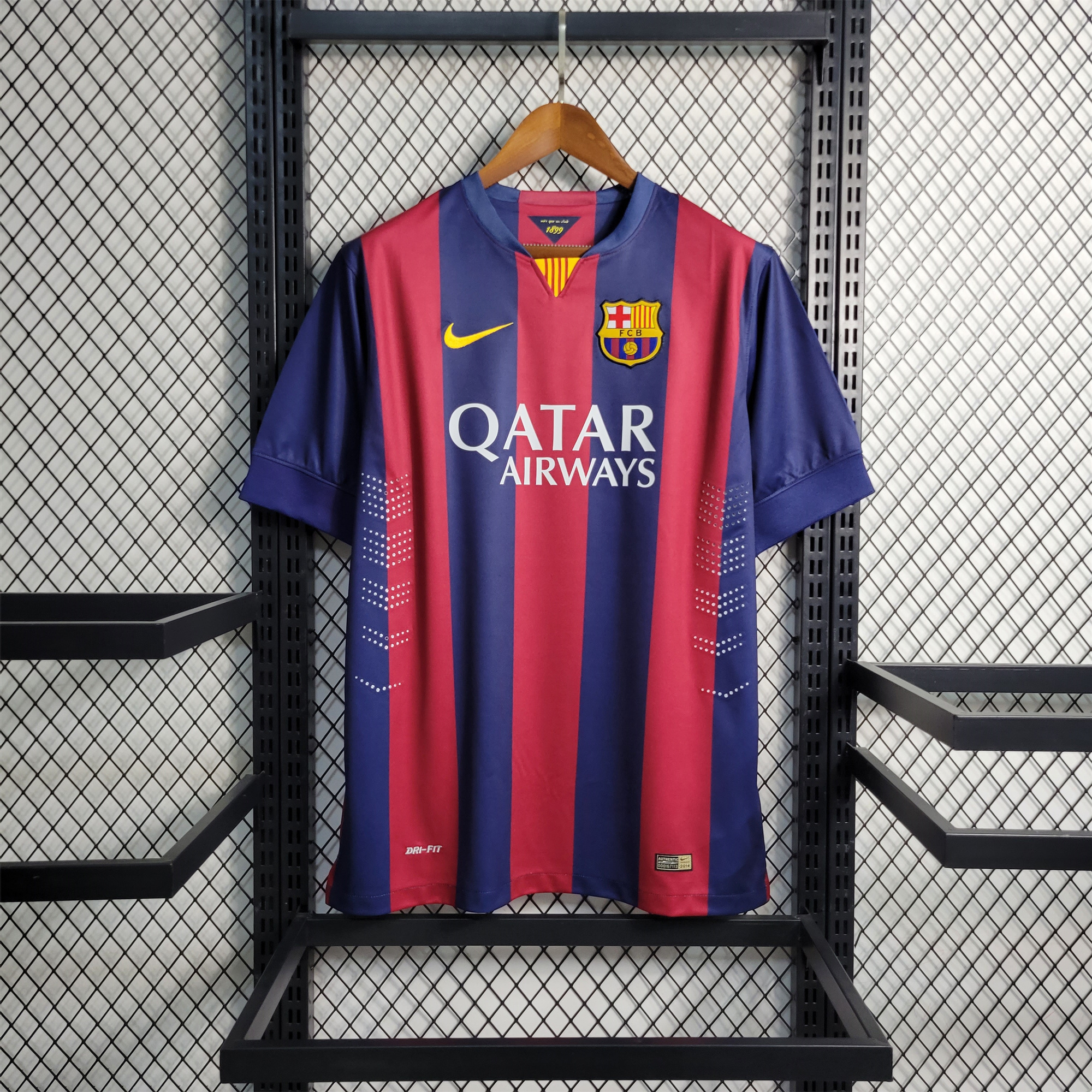 Retro Barcelona 14-15 Home Stadium Jersey - ManixJersey
