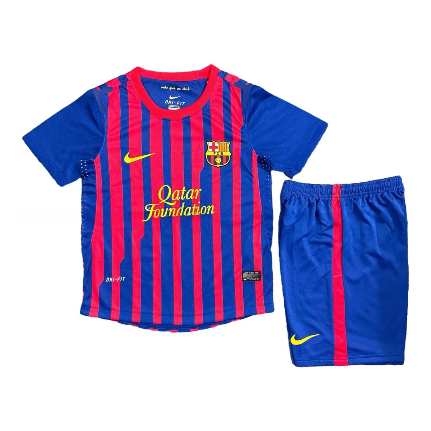 Retro Barcelona 2011-12 Home Kids Kit - ManixJersey