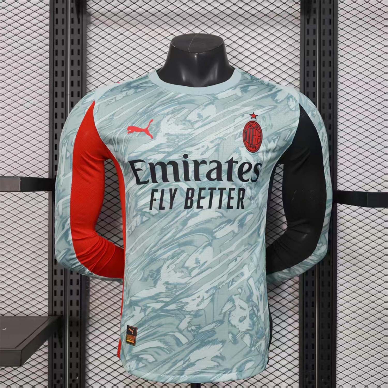 AC Milan 25-26 Goalkeeper Home Long Sleeves Jersey - Player Version - ManixJersey