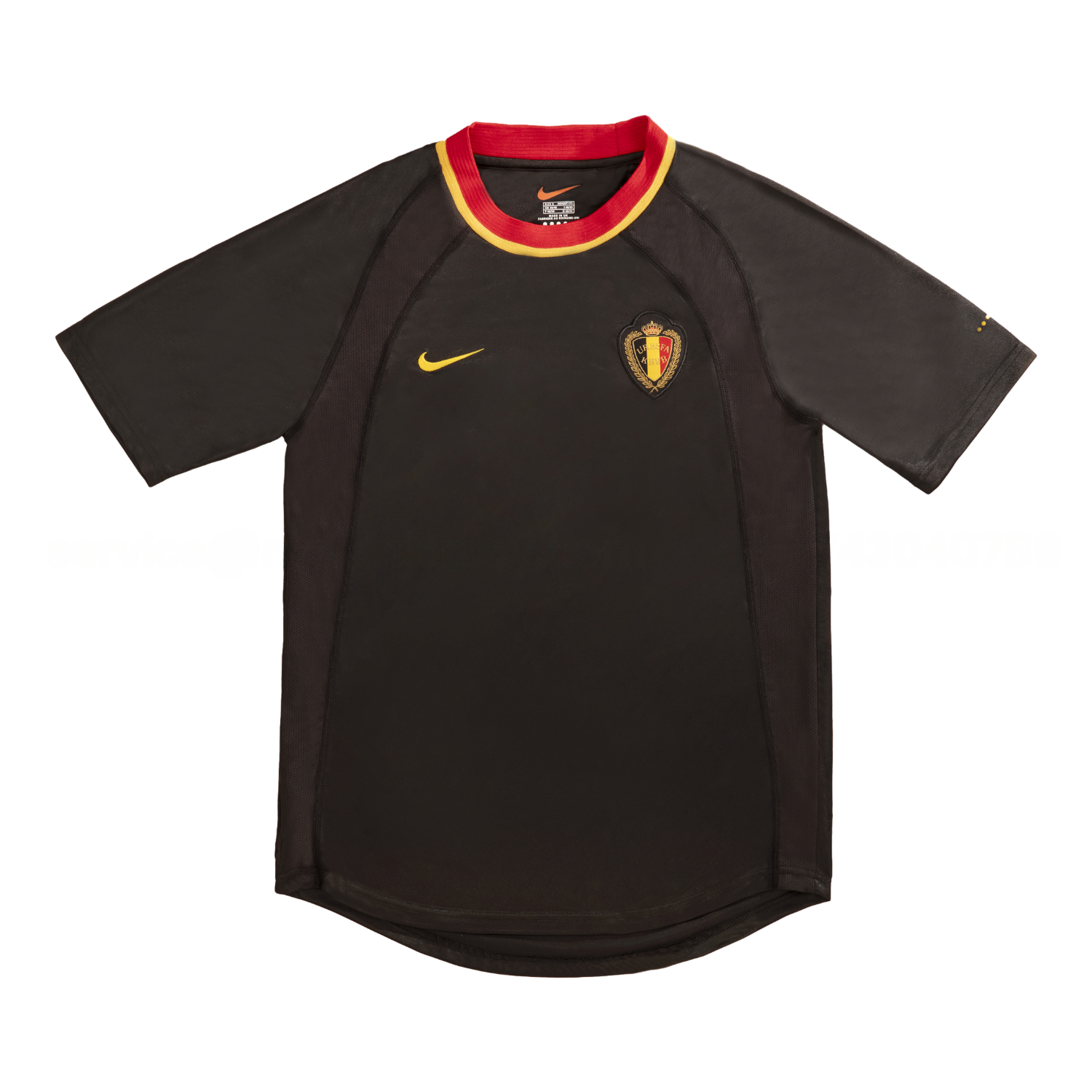 Retro Belgium 2000 Away Black Jersey - ManixJersey