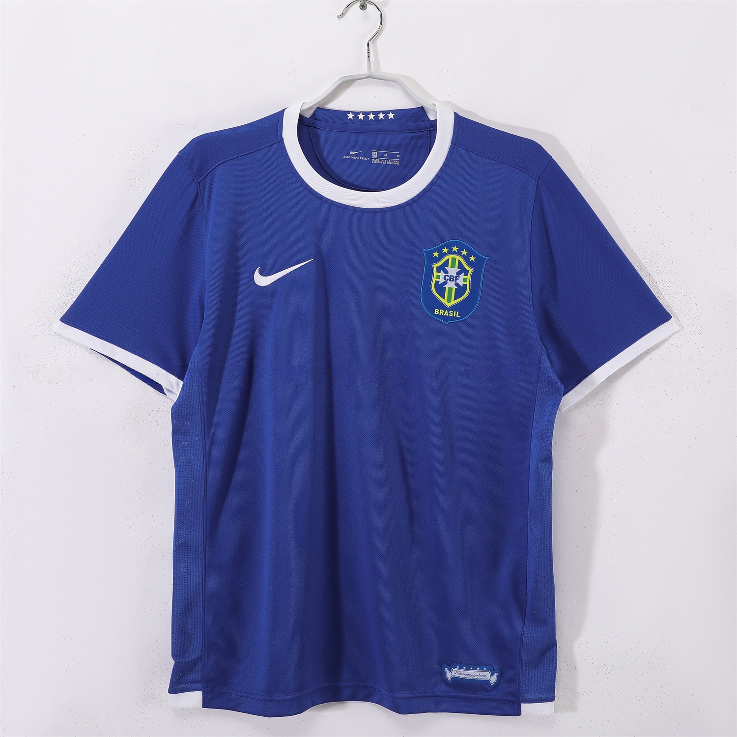 Retro Brazil 2006 Away Blue Jersey - ManixJersey