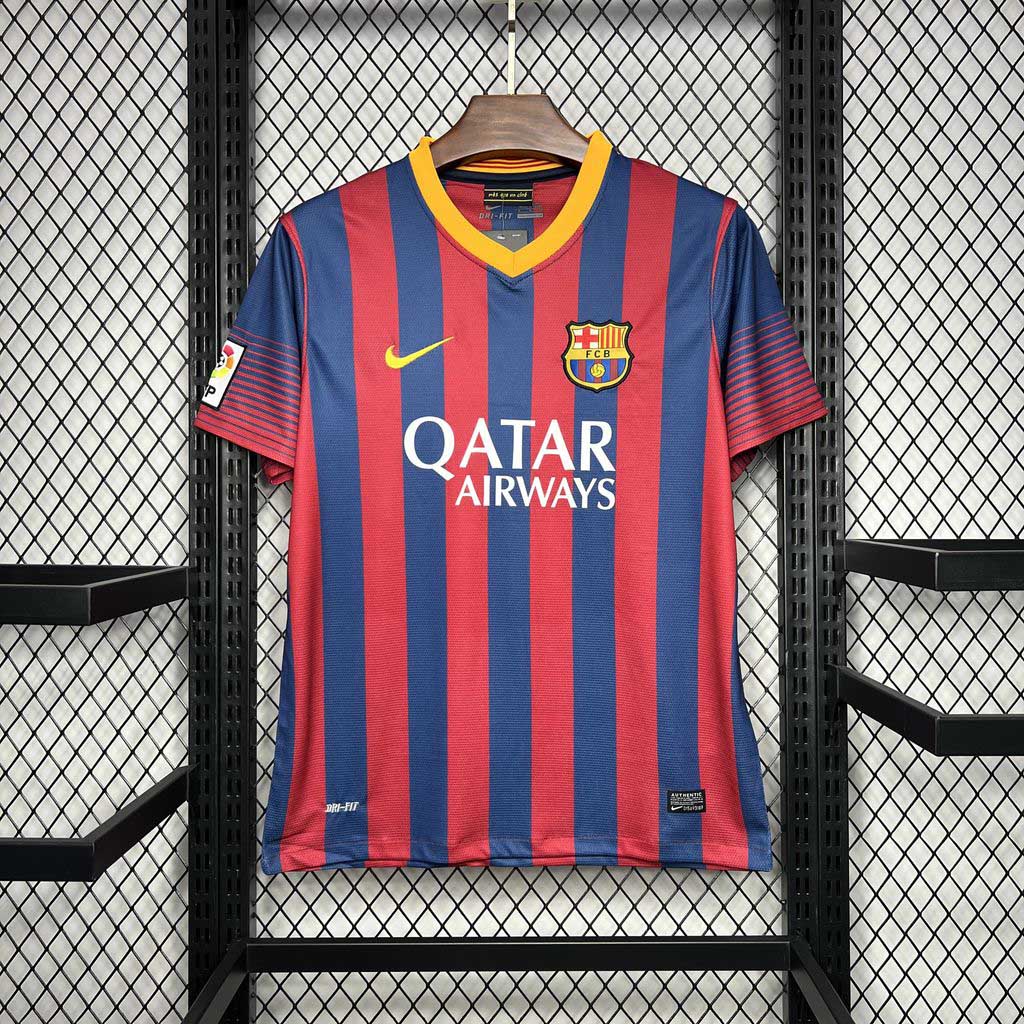Retro Barcelona 13-14 Home Stadium Jersey - ManixJersey