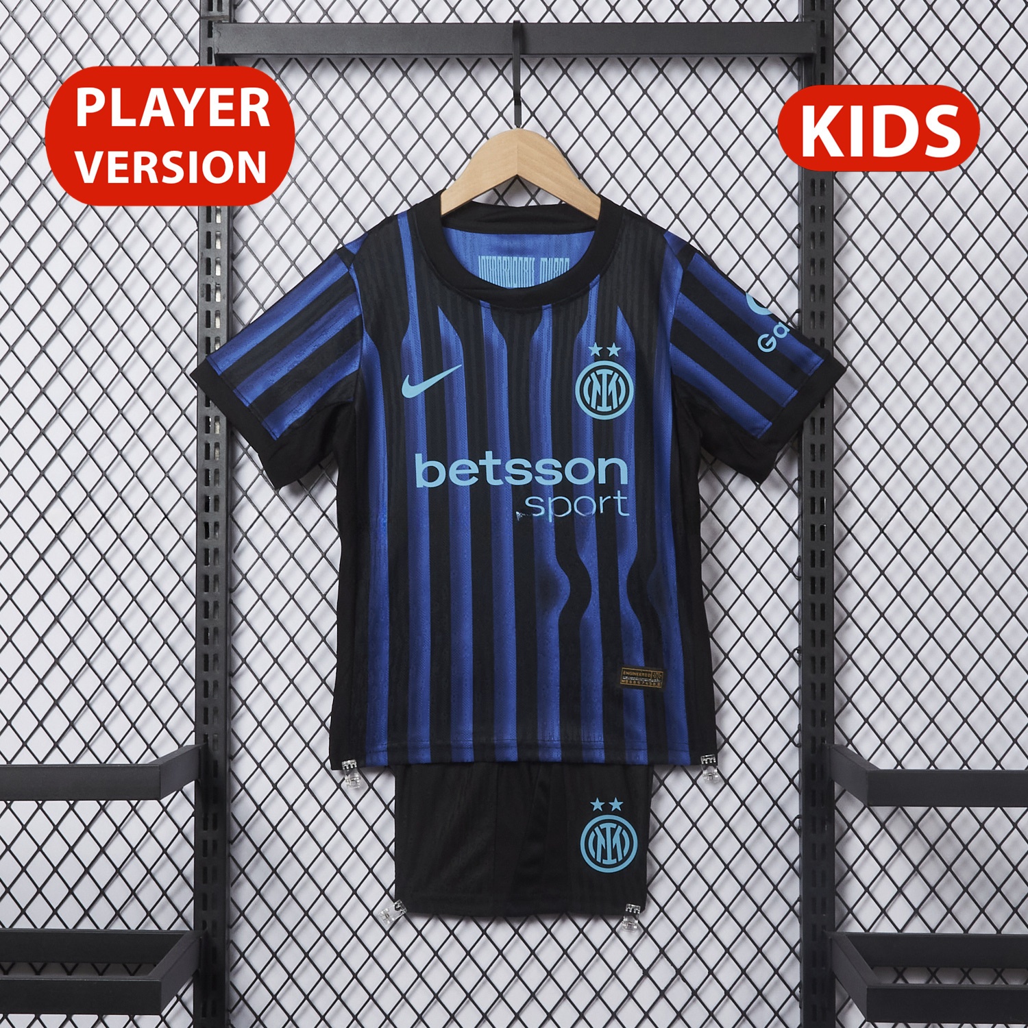 Inter Milan 25-26 Home Kids Kit - Player Version - ManixJersey