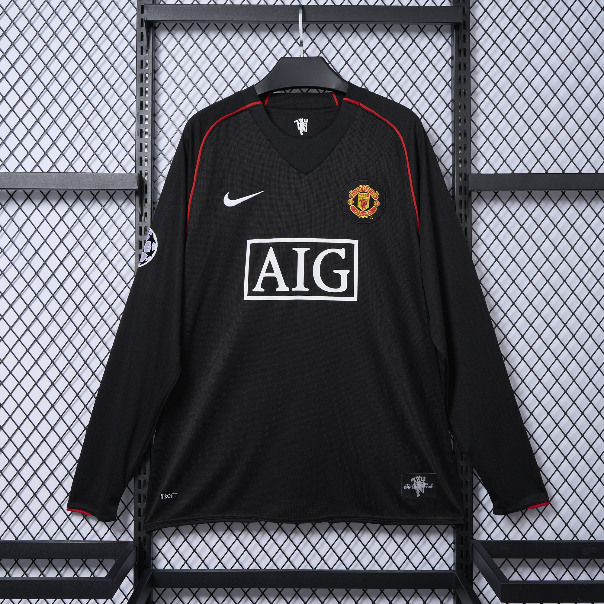 Retro Manchester United 07-08 Away Long Sleeve Jersey - ManixJersey
