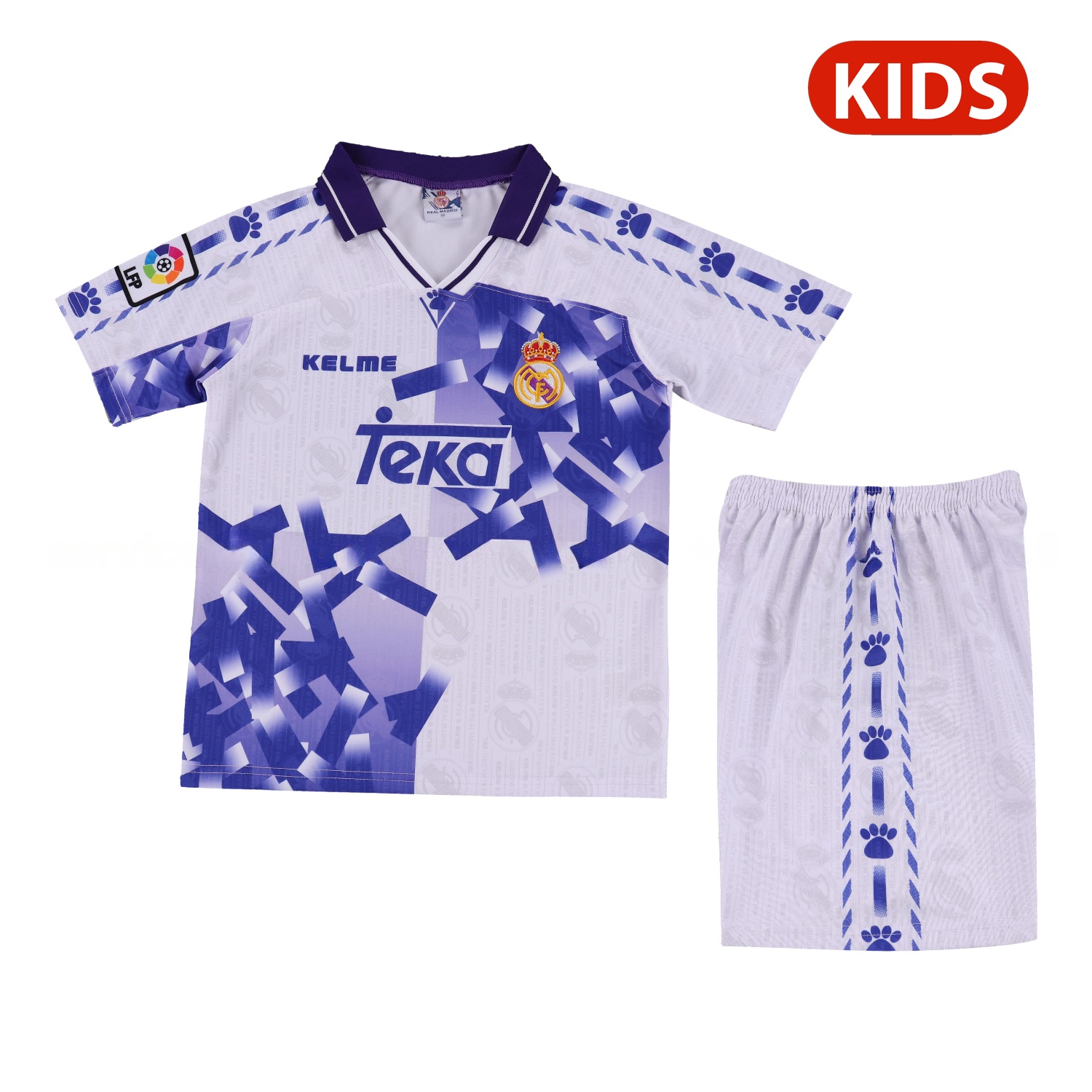 Retro Real Madrid 96-97 Third Kids Kit - ManixJersey