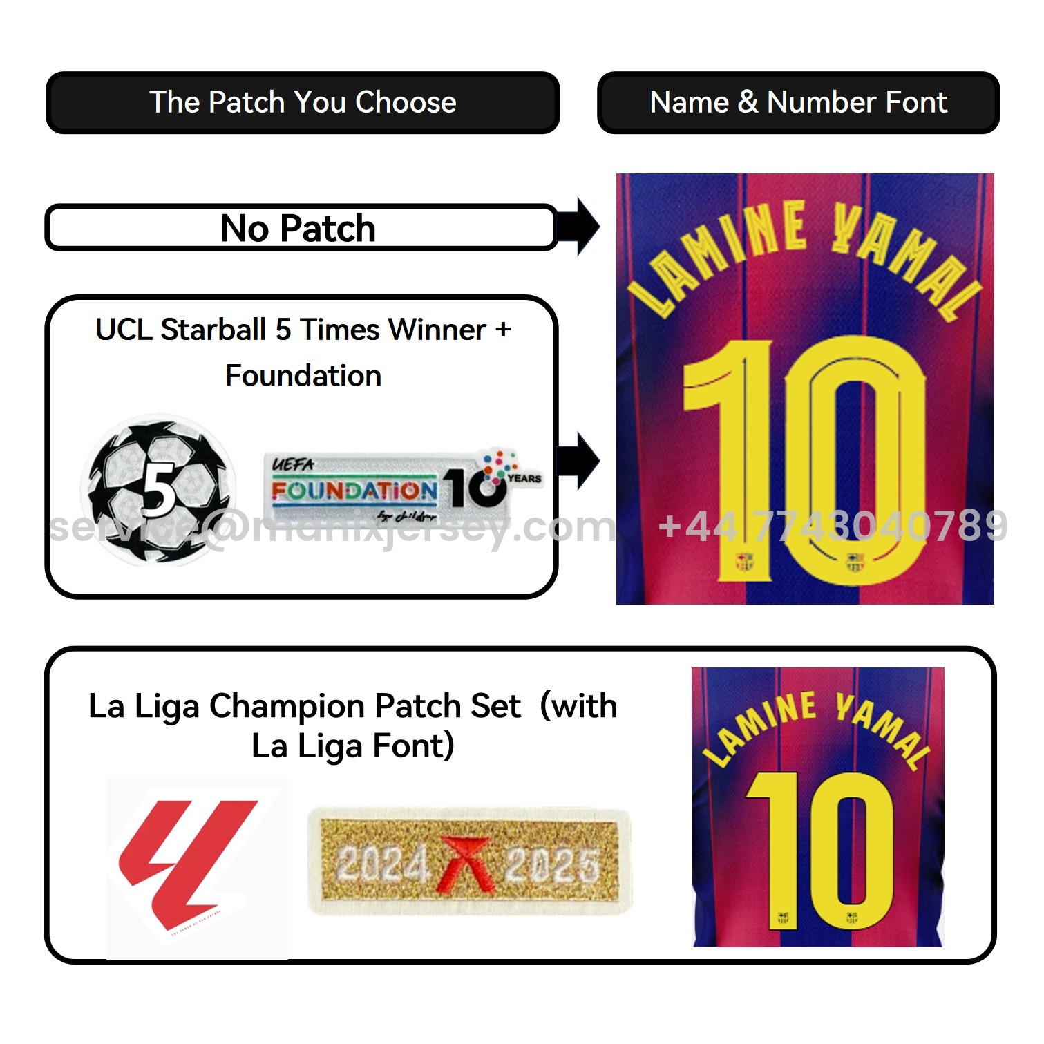 Barcelona 25-26 Home Kids Kit - Fans Version - ManixJersey
