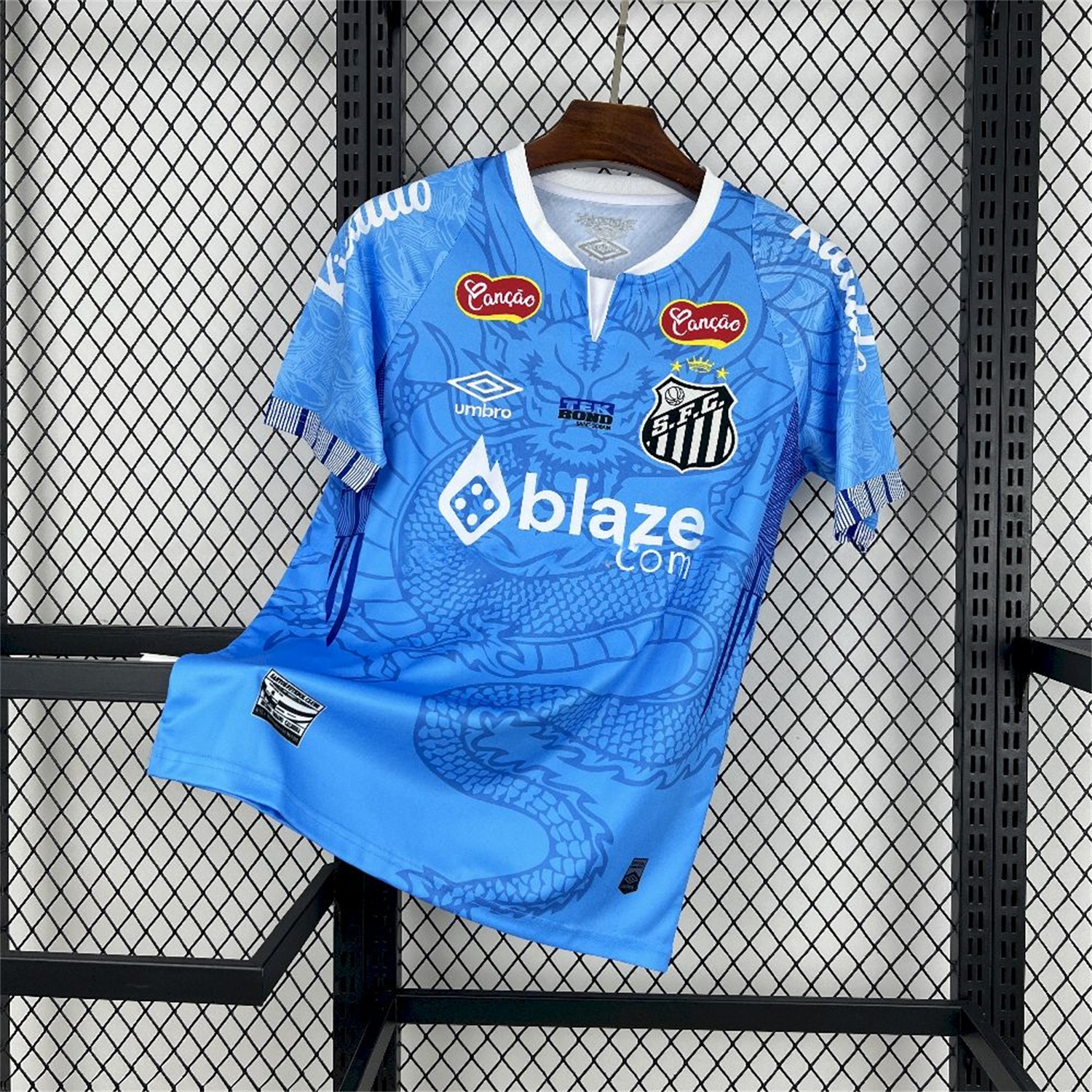 Santos 25-26 Blue Special Jersey with Sponsors - Fans Version - ManixJersey