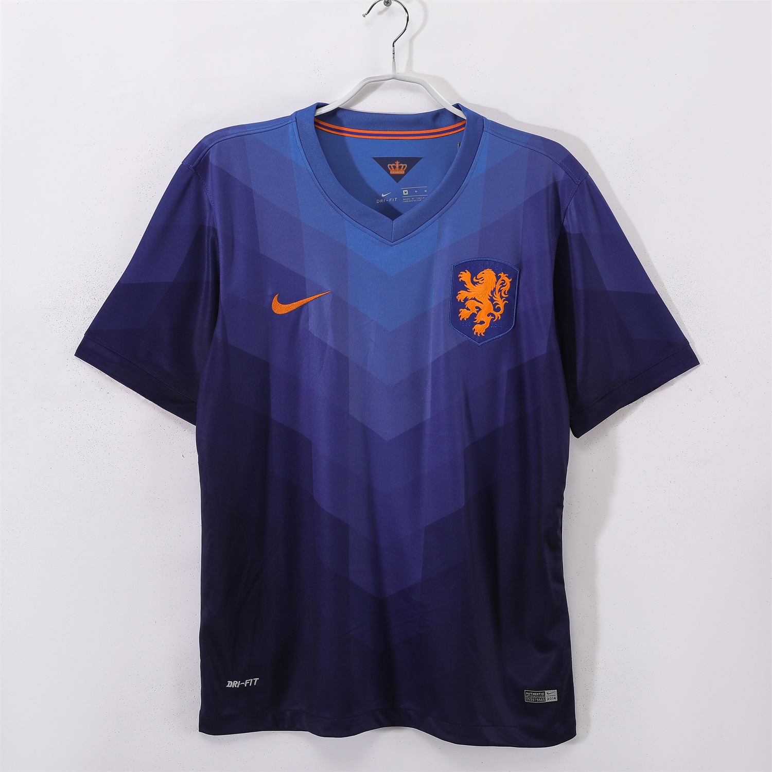 Retro Netherlands 2014 Away Blue Jersey - ManixJersey
