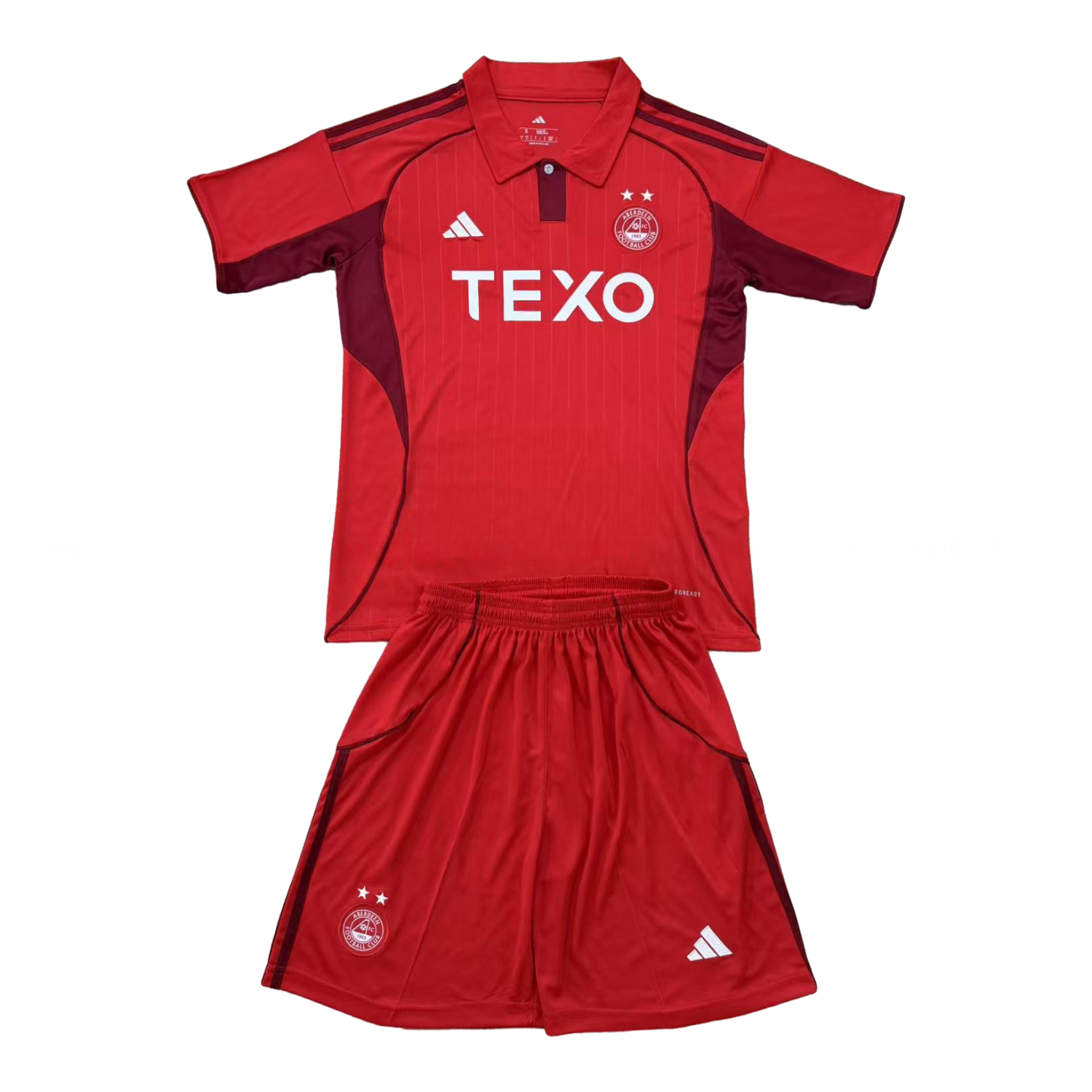 Aberdeen 25-26 Home Men's Adult Jersey Set - Fans Version - ManixJersey