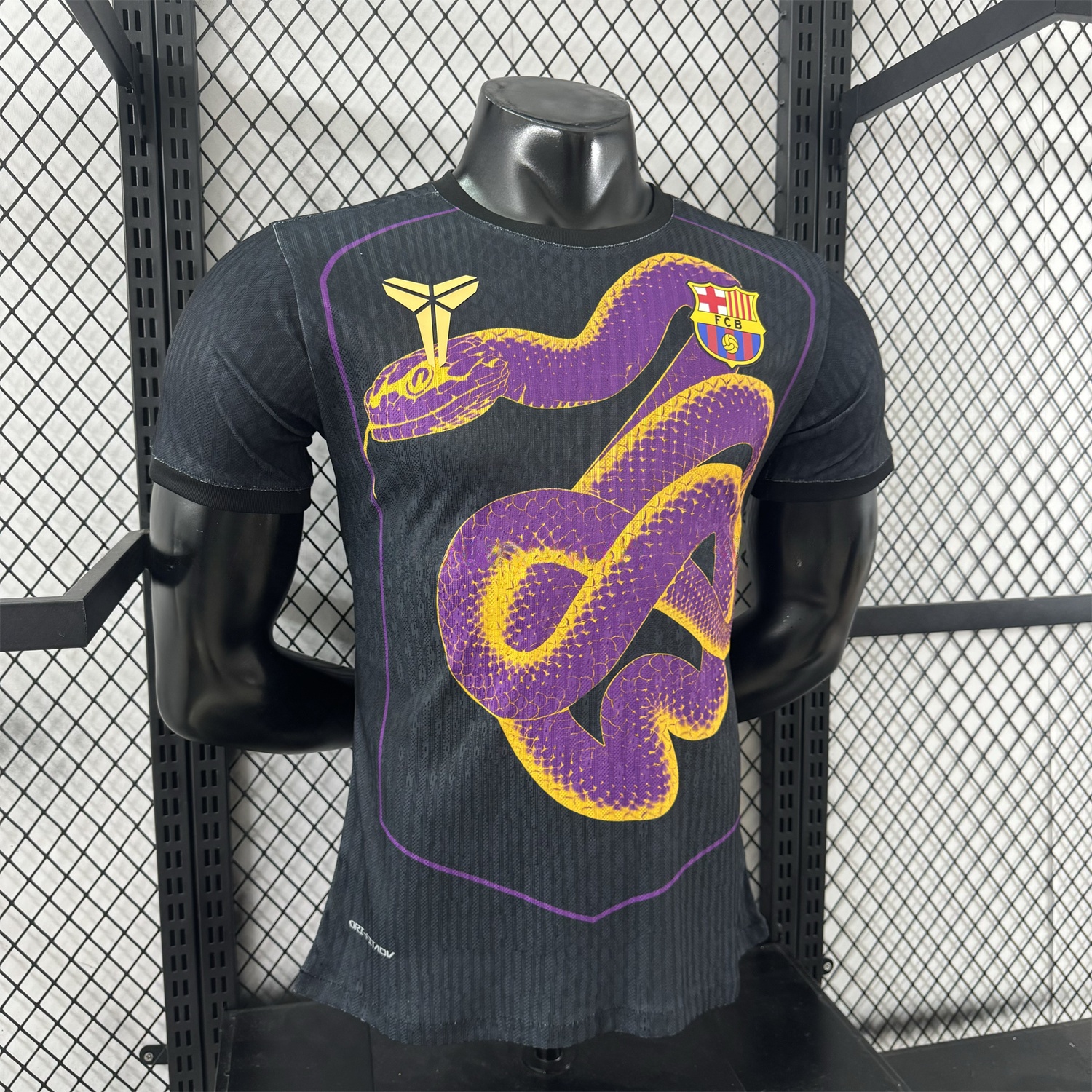 Barcelona 25-26 Purple Mamba Snake Black Special Jersey - Player Version - ManixJersey