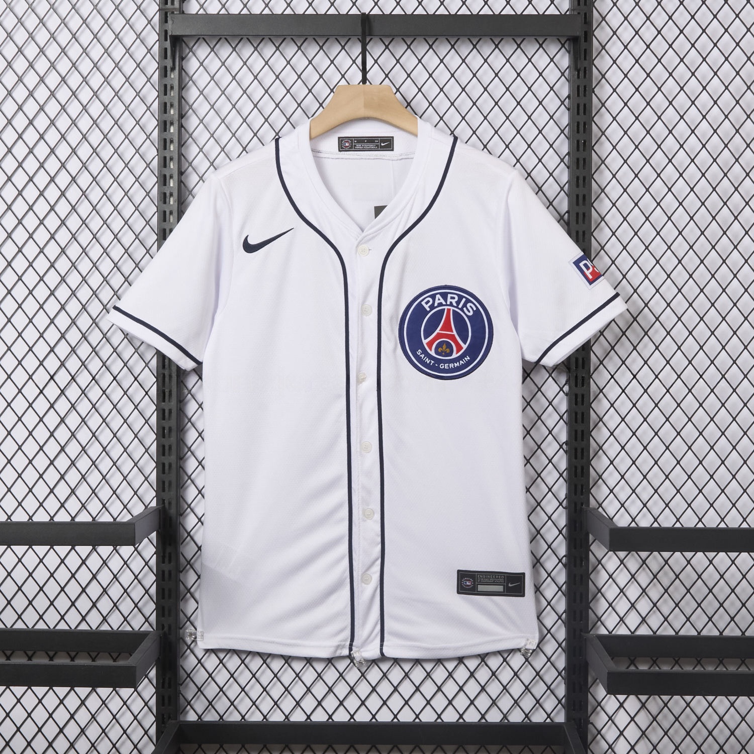 Paris Saint-Germain PSG 25-26 White Limited Baseball Jersey - ManixJersey