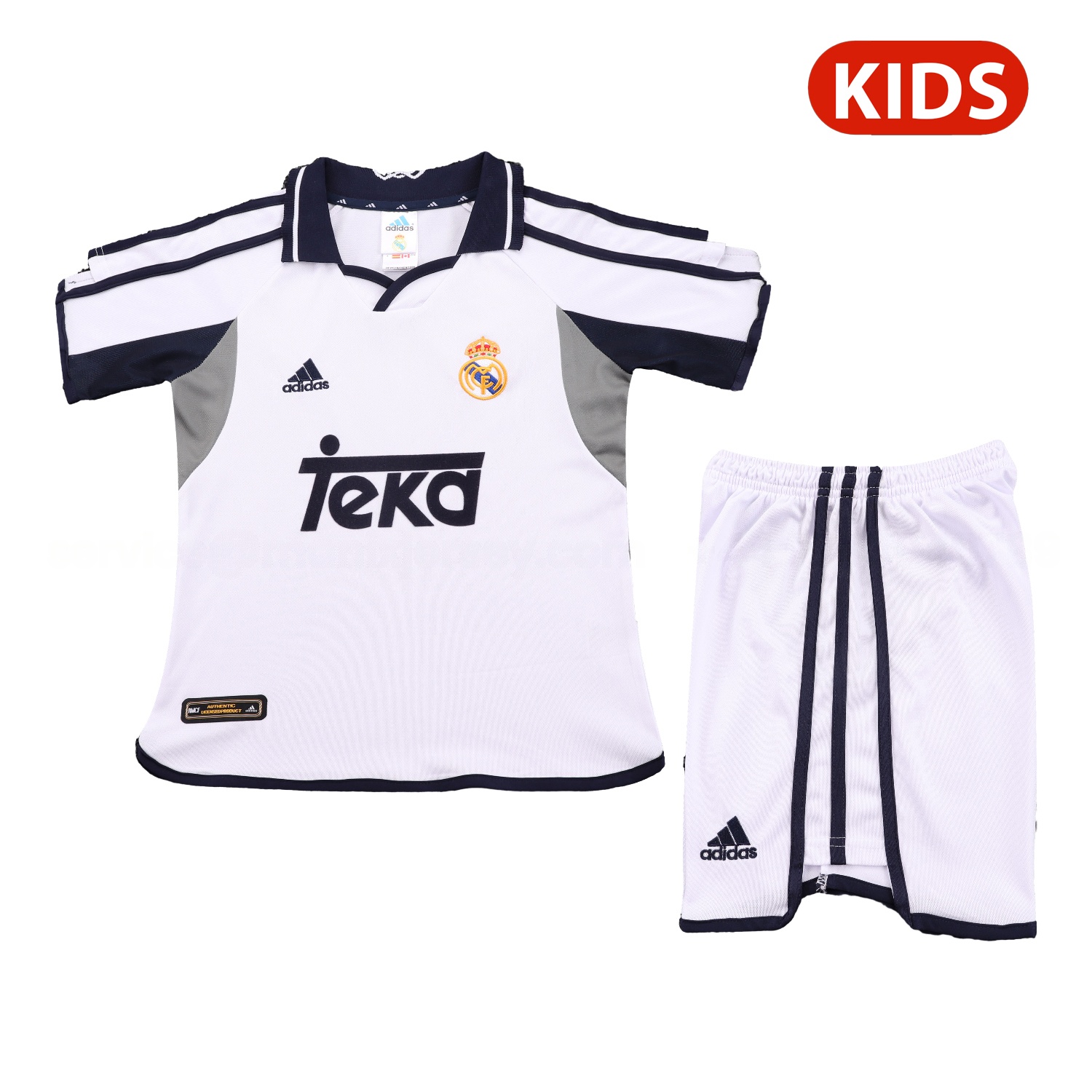 Retro Real Madrid 2000-01 Home Kids Kit - ManixJersey