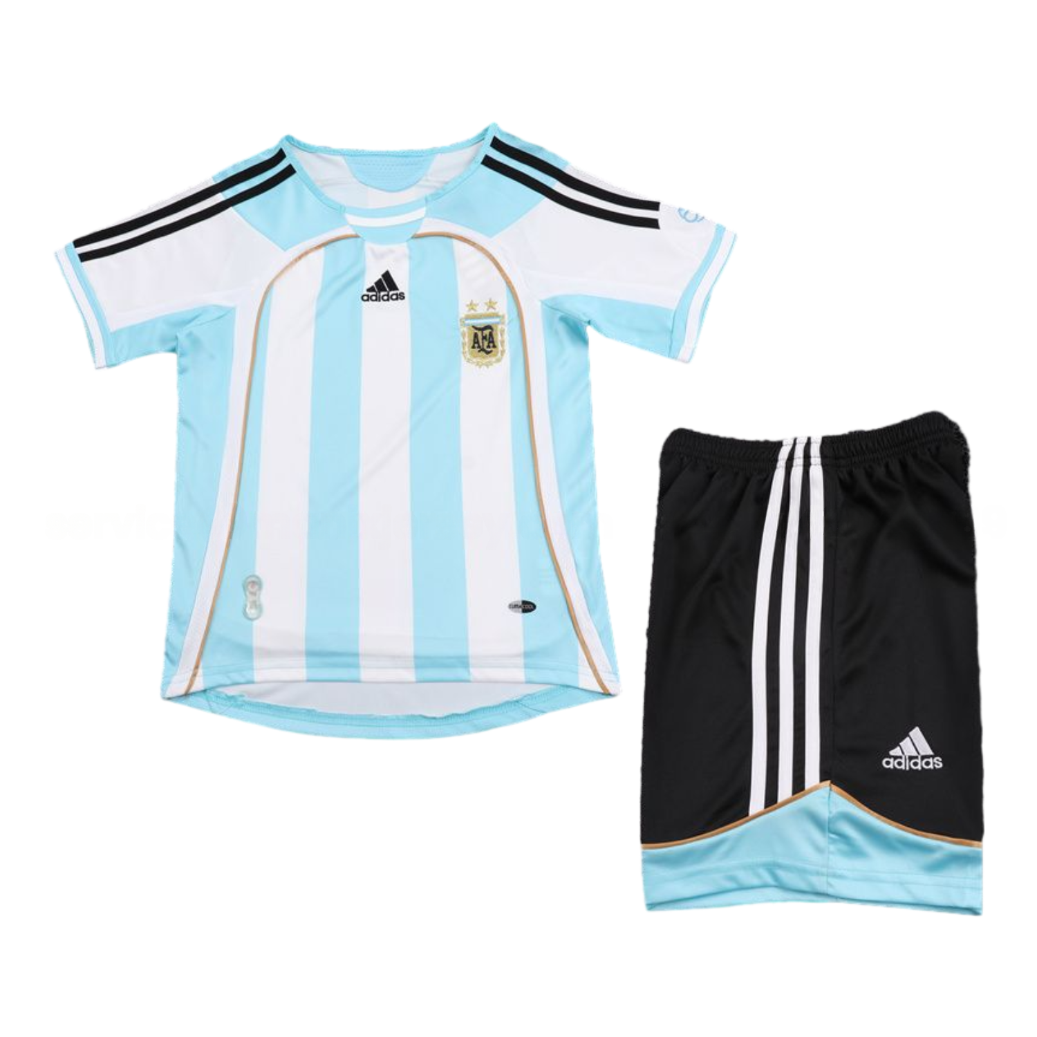 Retro Argentina 2006-07 Home Kids Kit - ManixJersey