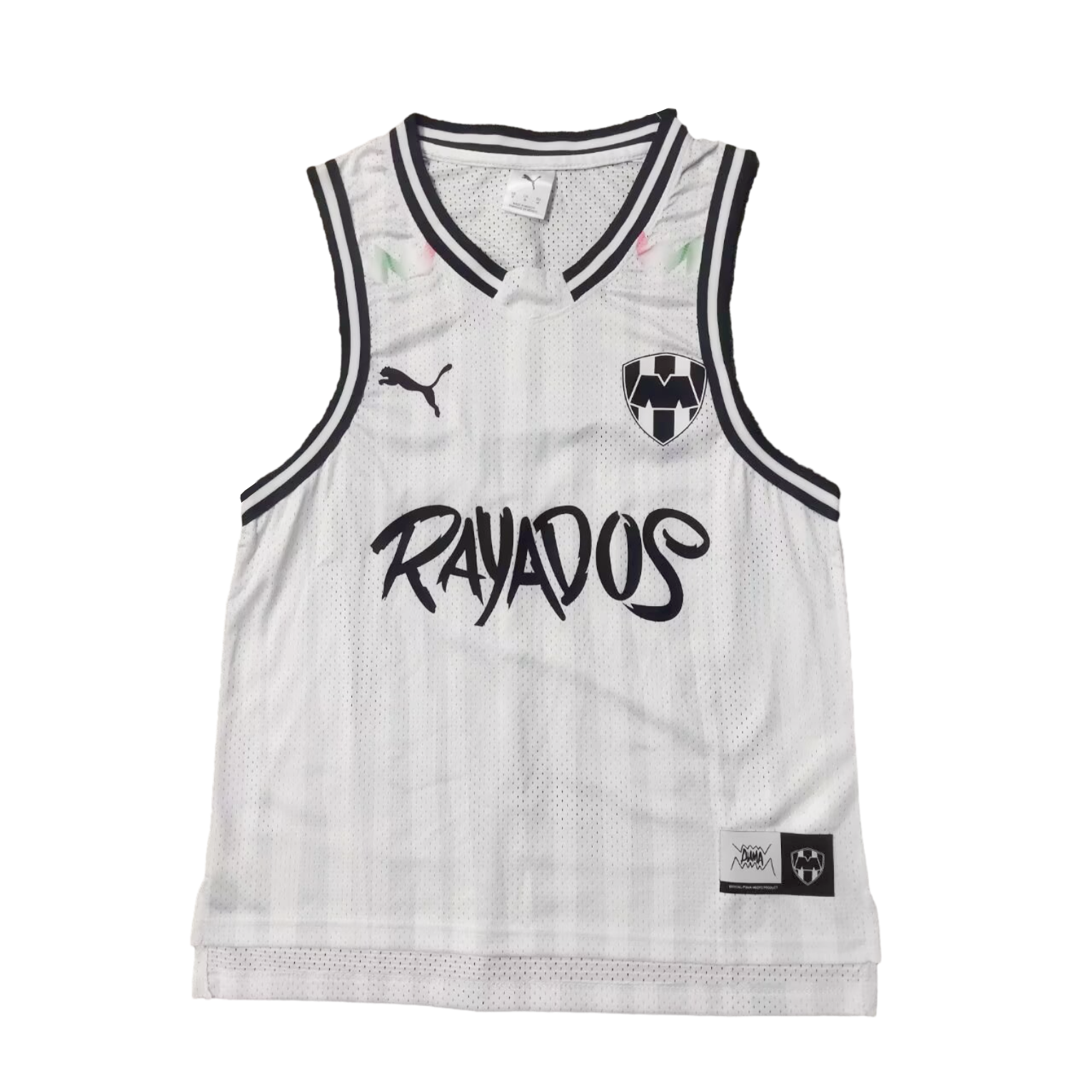 Rayados Monterrey 25-26 White Training Vest - ManixJersey