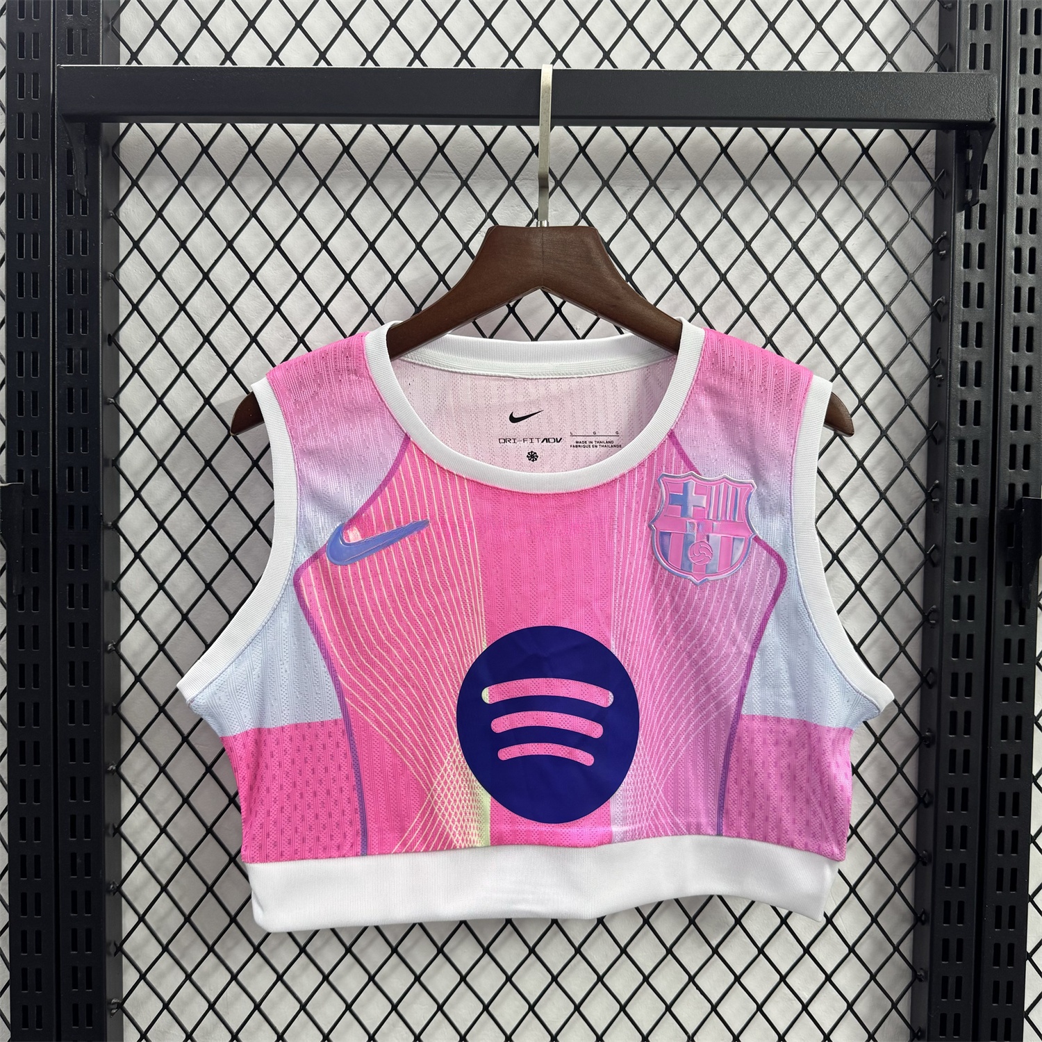 Women's Barcelona 25-26 T90 Pink Yoga Vest - ManixJersey