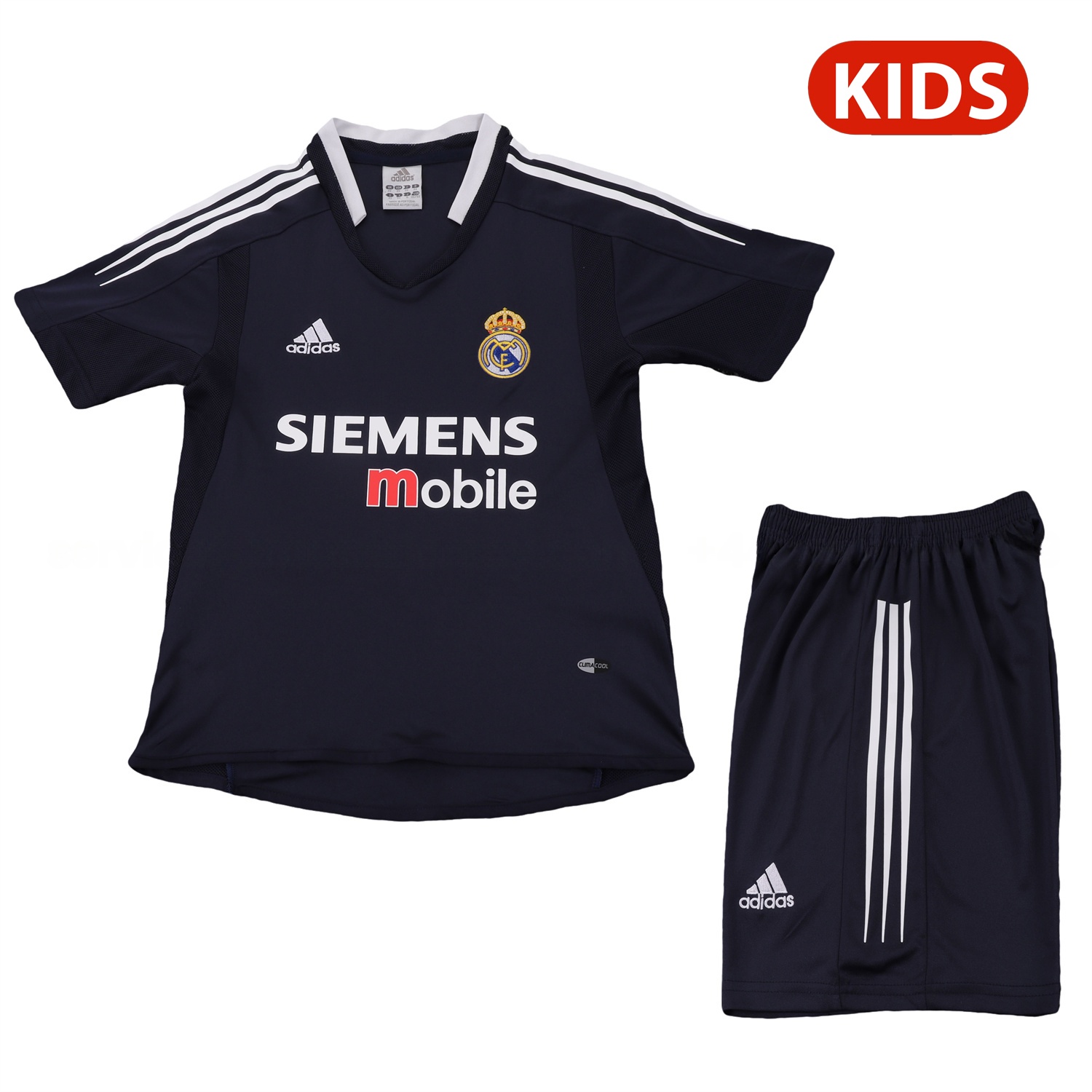 Retro Real Madrid 04-05 Away Kids Kit - ManixJersey