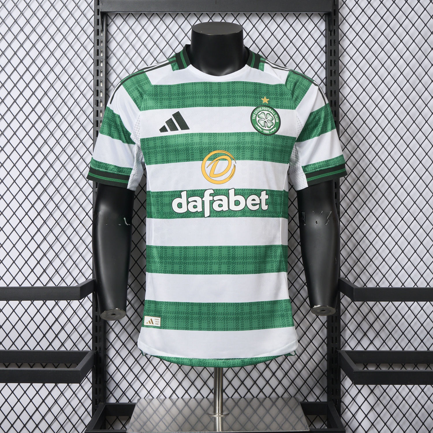 Celtic 25-26 Home Green White Stripes Jersey - Player Version - ManixJersey