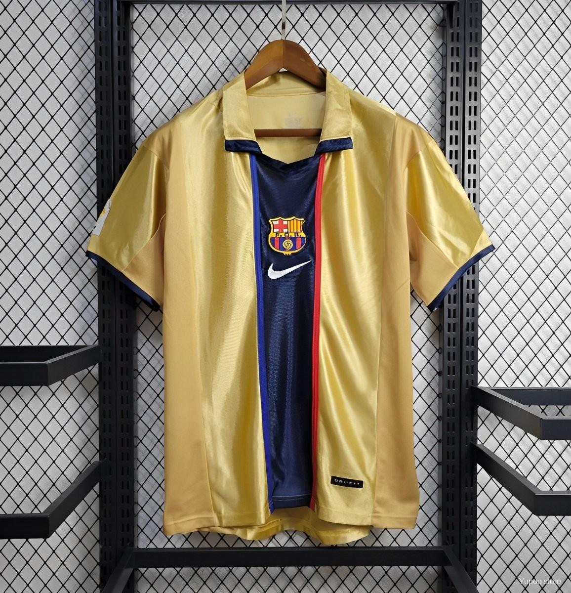 Retro Barcelona 01-02 Away Jersey - ManixJersey